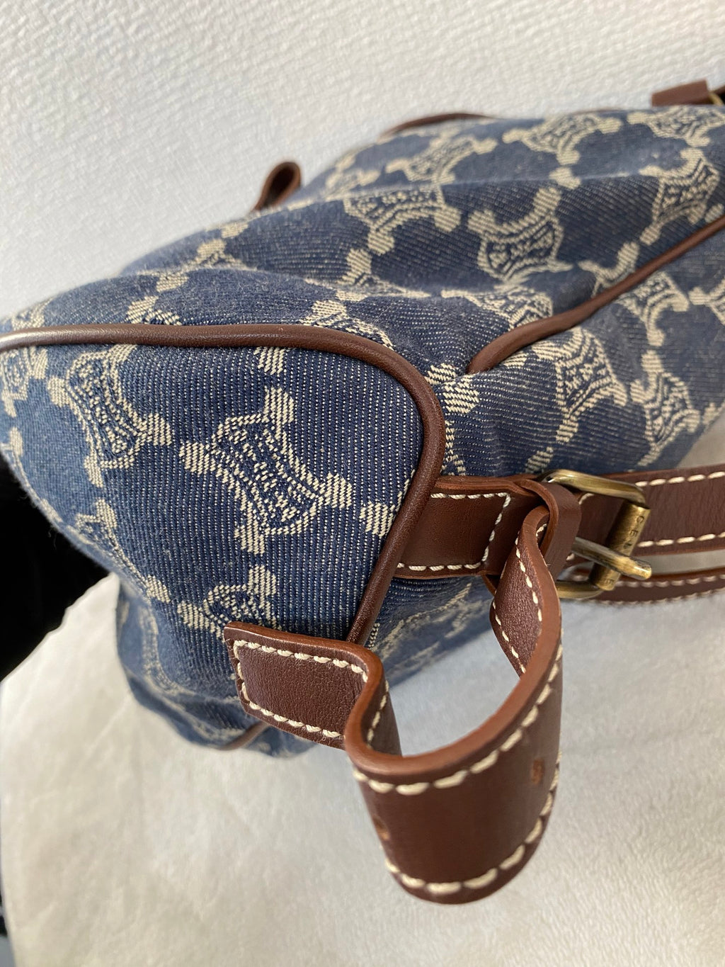 CELINE Macadam Denim Backpack