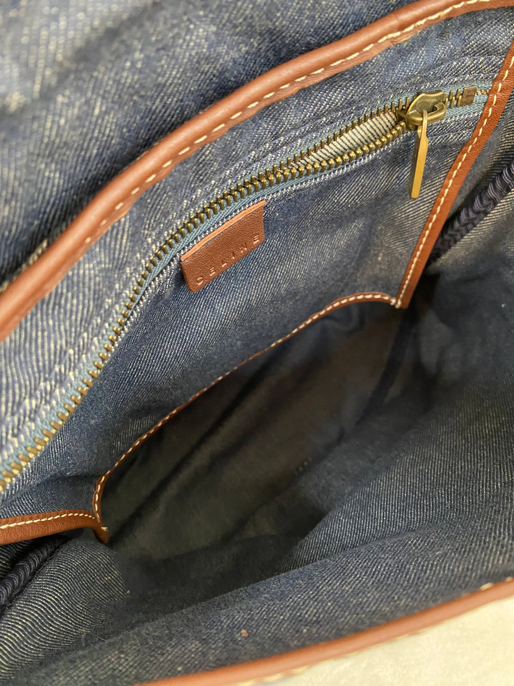 CELINE Macadam Denim Backpack