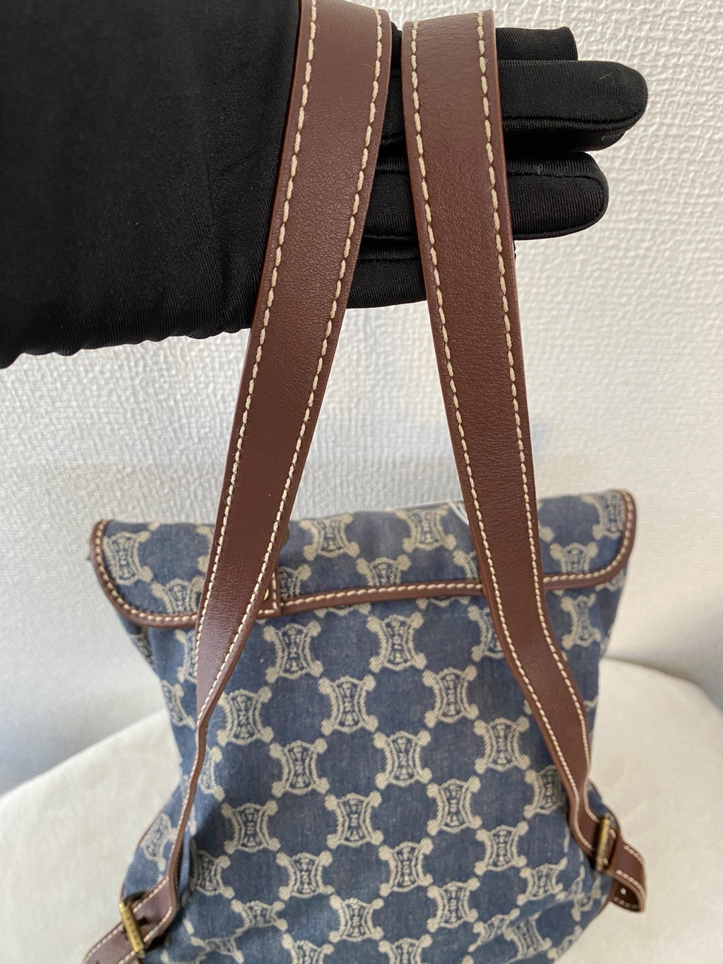 CELINE Macadam Denim Backpack