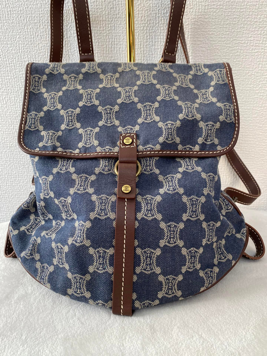 CELINE Macadam Denim Backpack