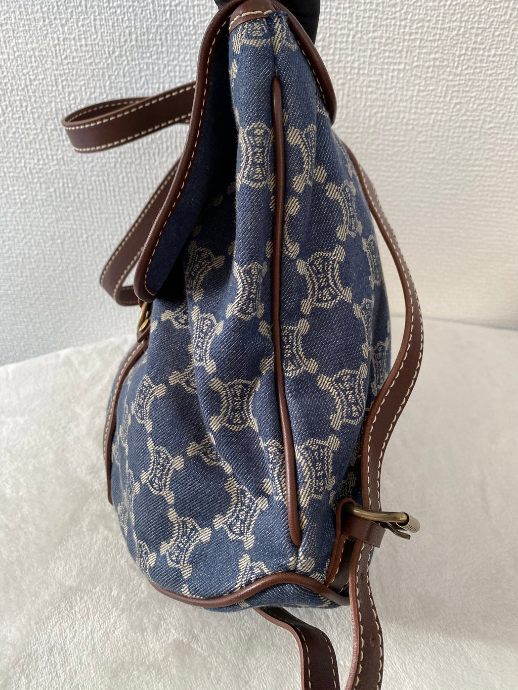 CELINE Macadam Denim Backpack