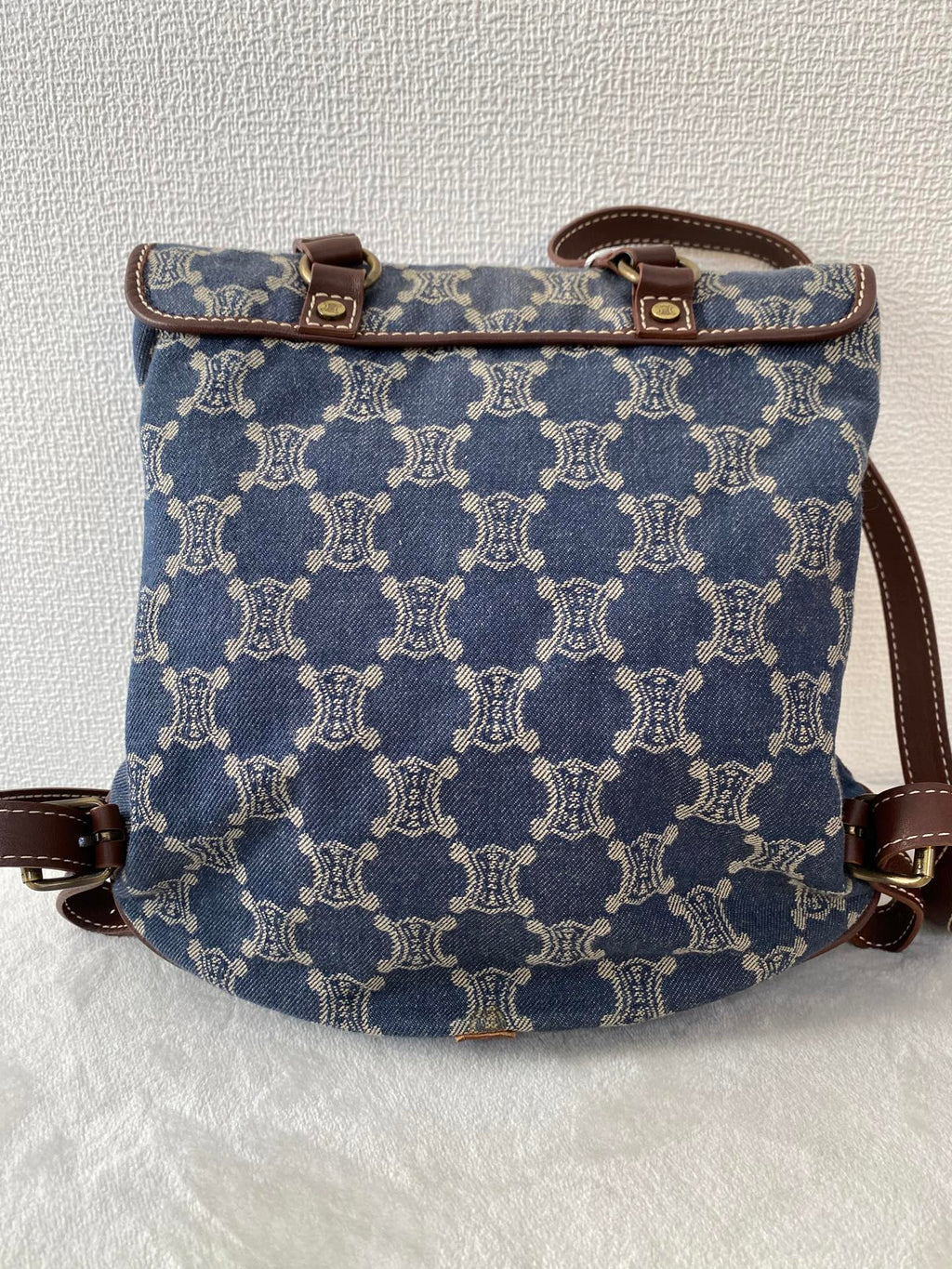 CELINE Macadam Denim Backpack