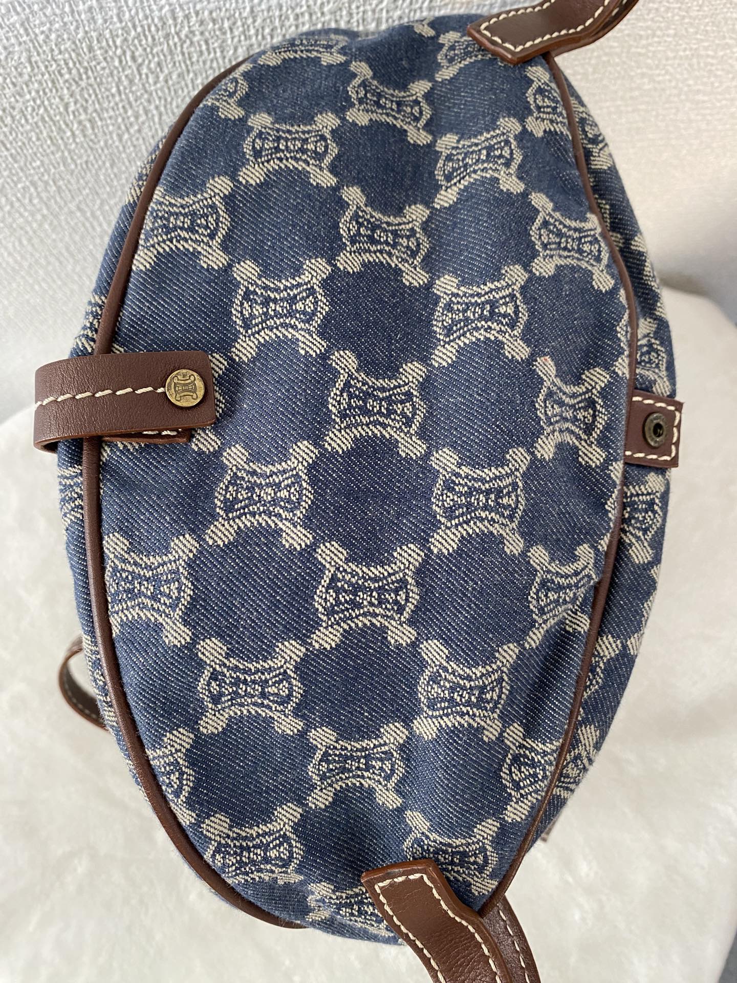 CELINE Macadam Denim Backpack