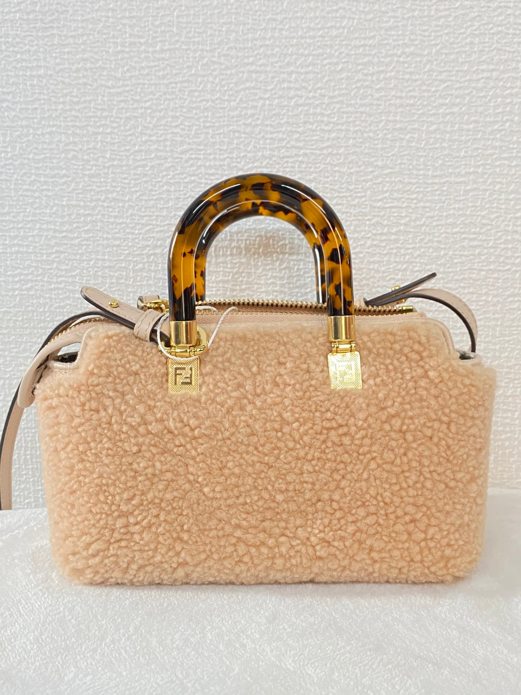 FENDI  Mini By The Way Shearling 2WAY Shoulderbag