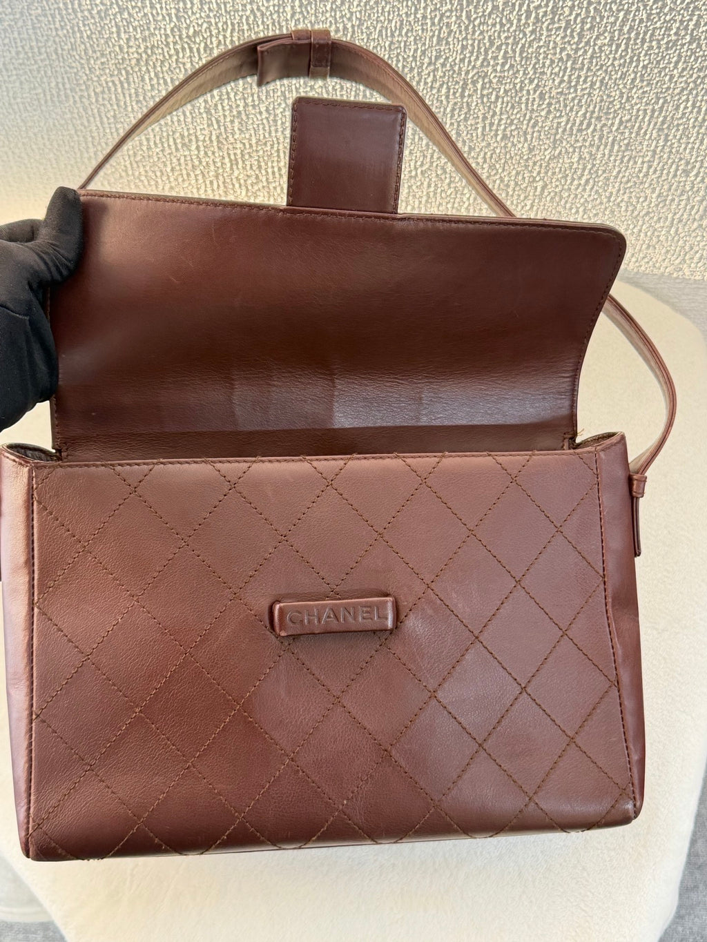 CHANEL Genuine Quilted Handbag