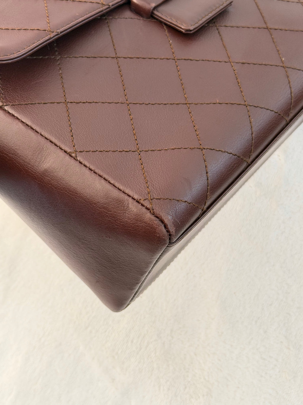 CHANEL Genuine Quilted Handbag