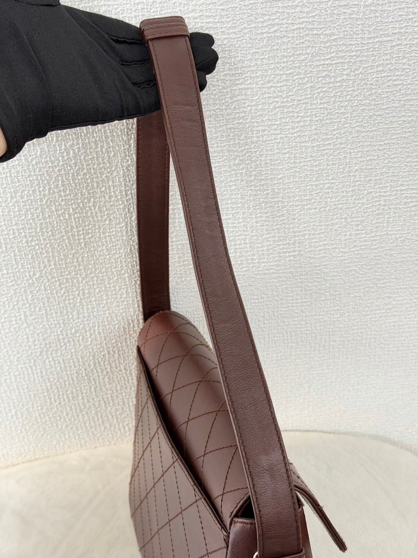 CHANEL Genuine Quilted Handbag