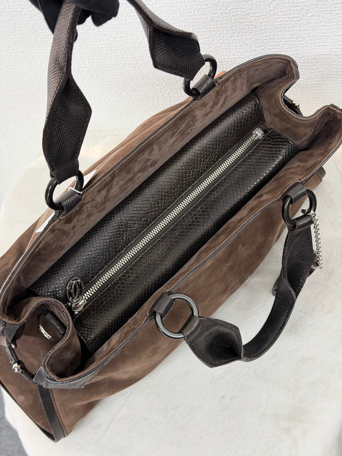 CARTIER Suede Totebag