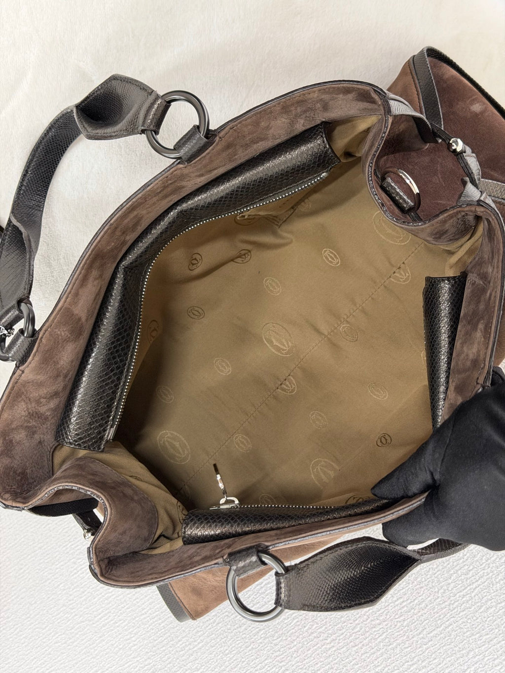 CARTIER Suede Totebag