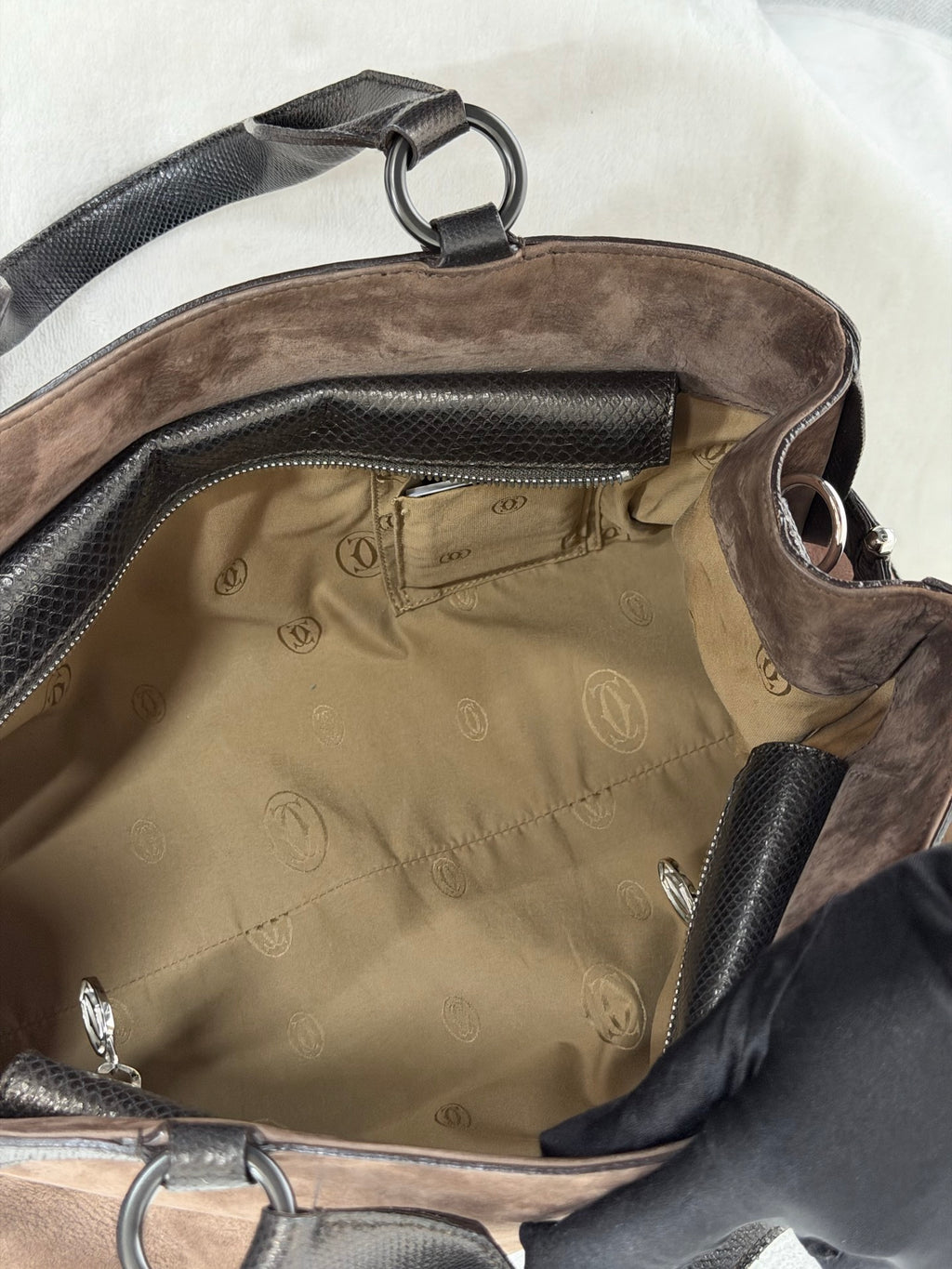 CARTIER Suede Totebag