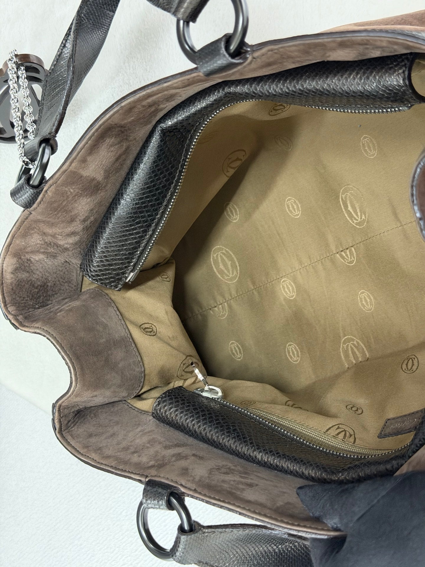 CARTIER Suede Totebag