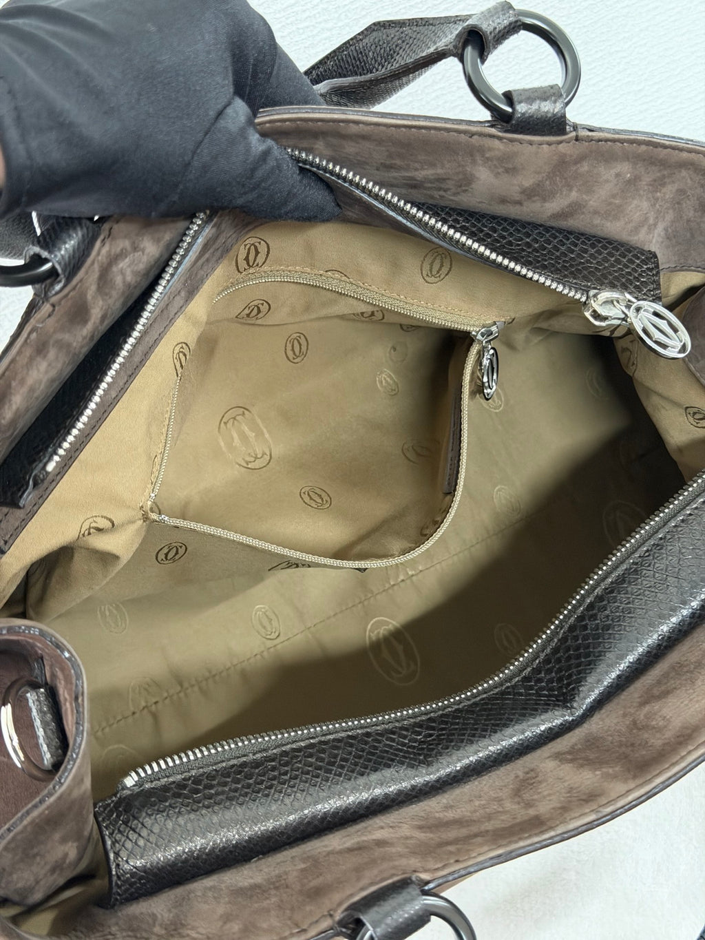 CARTIER Suede Totebag