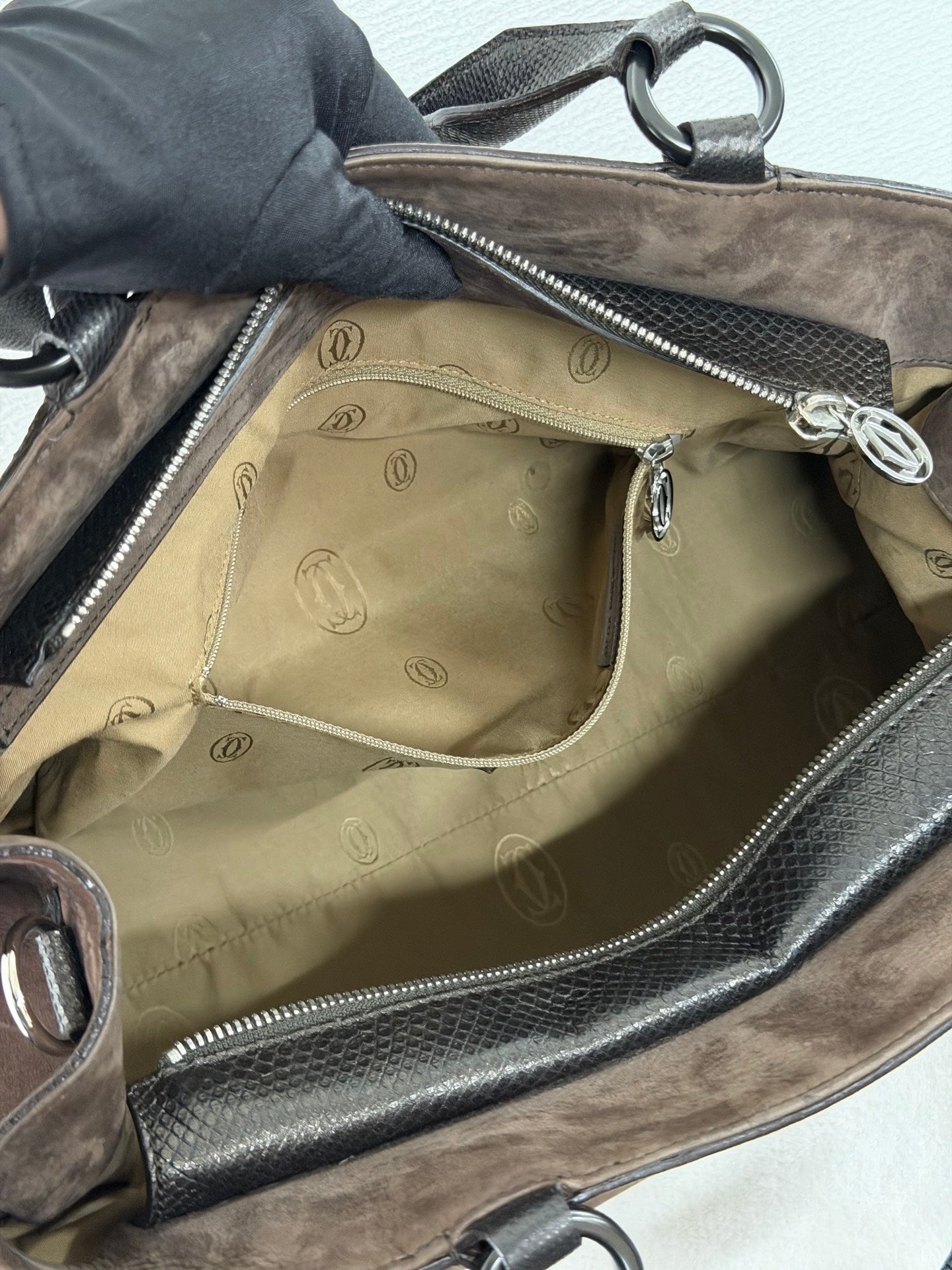 CARTIER Suede Totebag