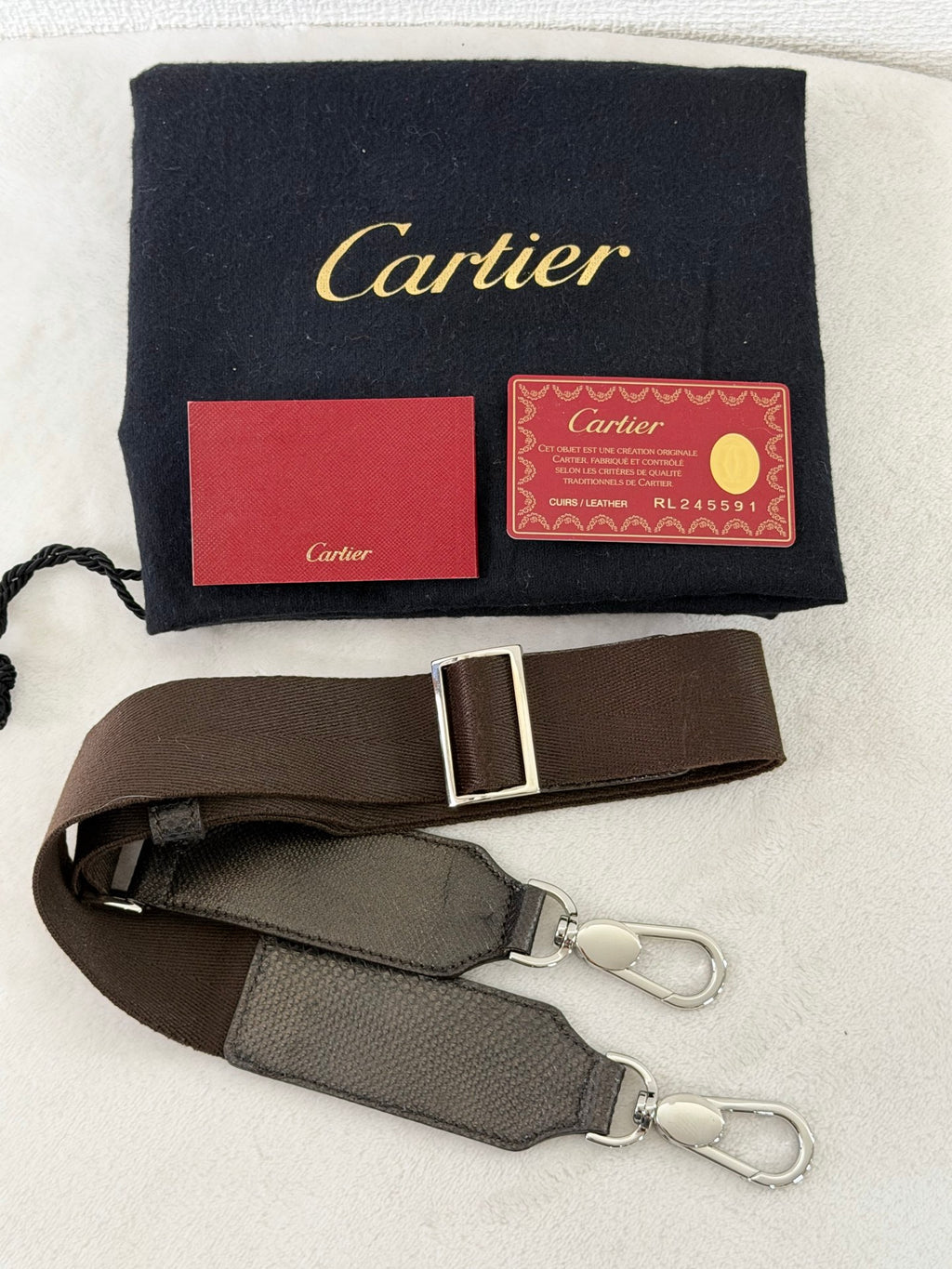 CARTIER Suede Totebag