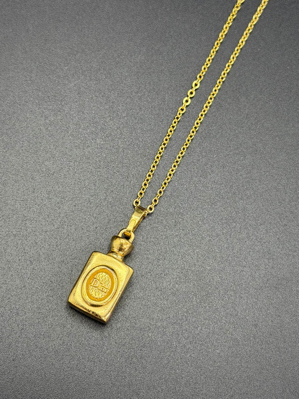 CHRISTIAN DIOR Perfume Bottle Pendant (with necklace)