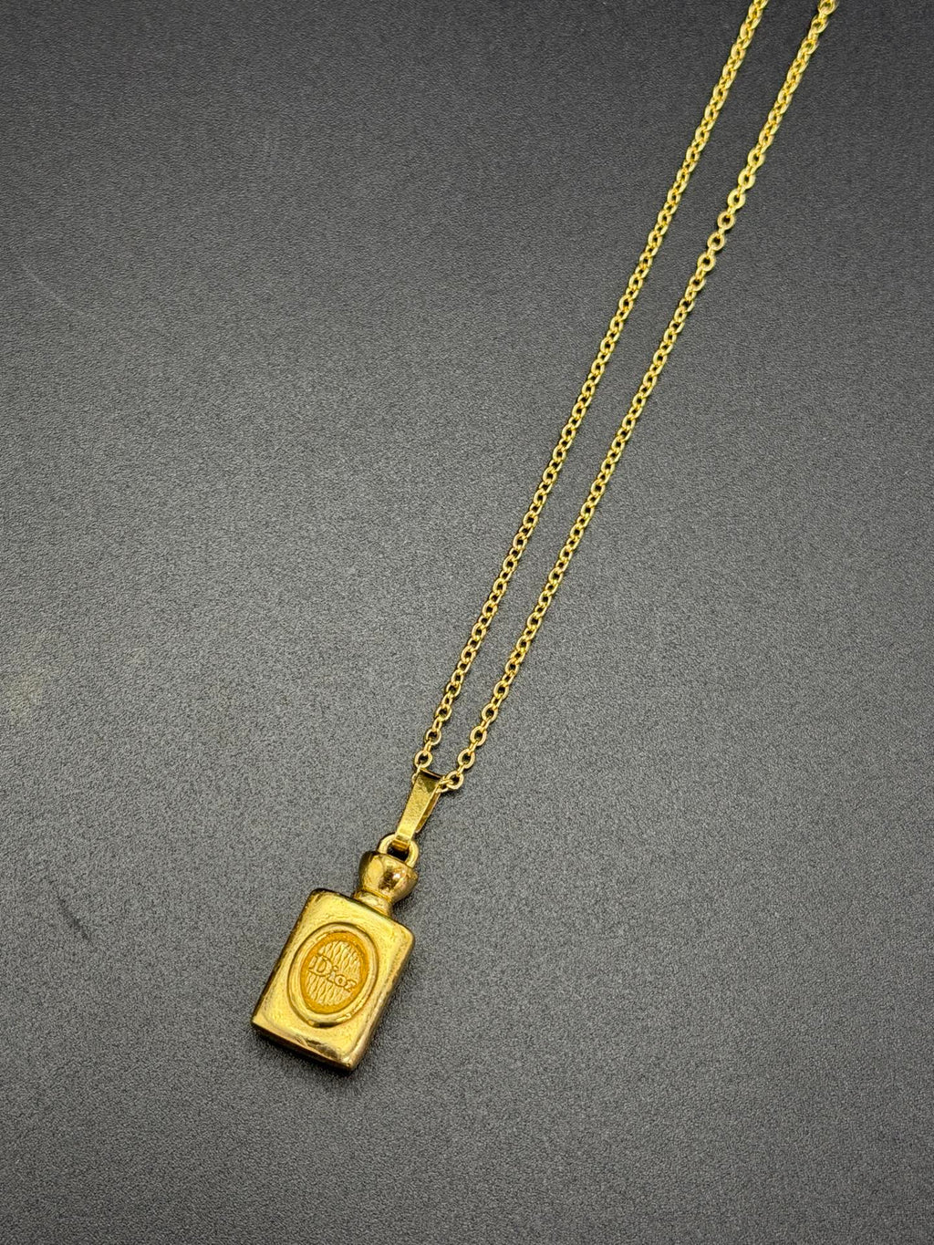 CHRISTIAN DIOR Perfume Bottle Pendant (with necklace)