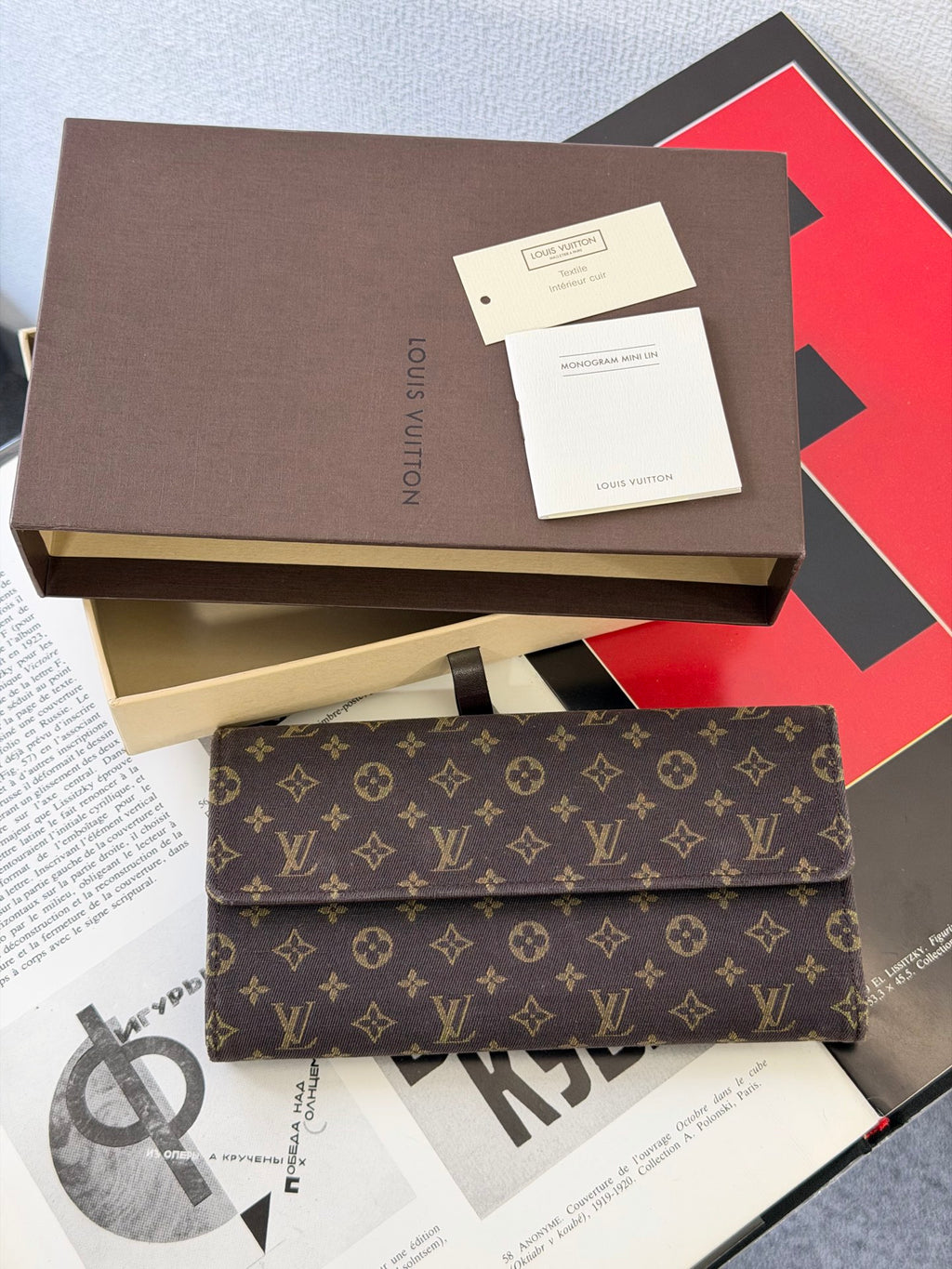 LOUIS VUITTON Monogram Fabric Bifold Wallet