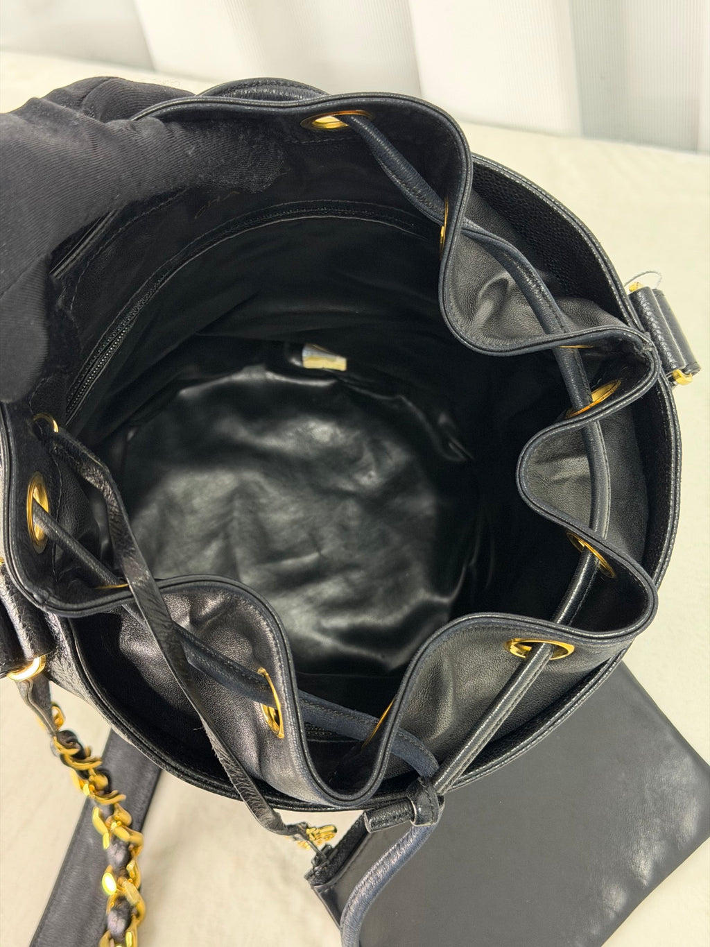 CHANEL Genuine Bucket Shoulderbag Set
