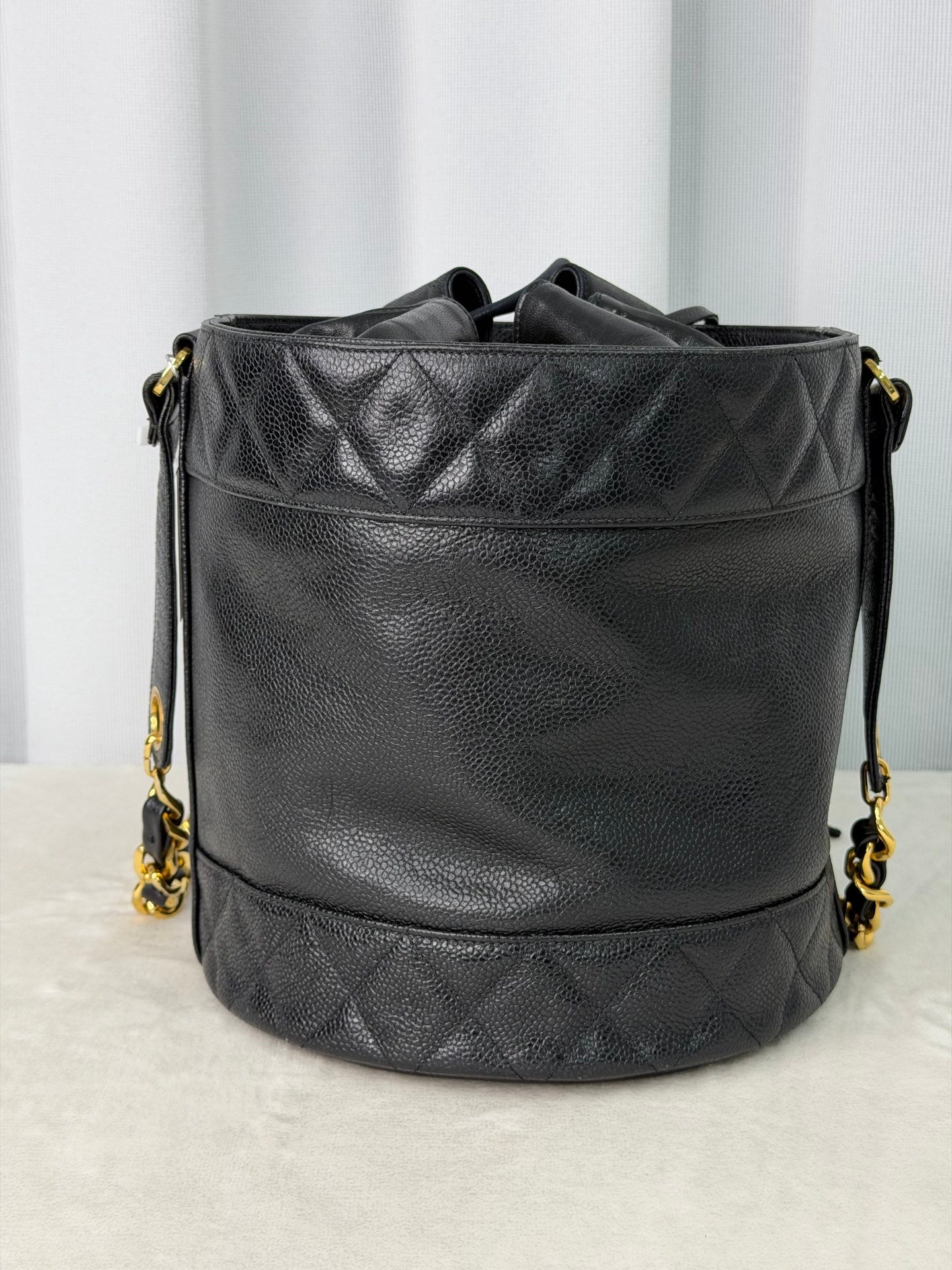 CHANEL Genuine Bucket Shoulderbag Set