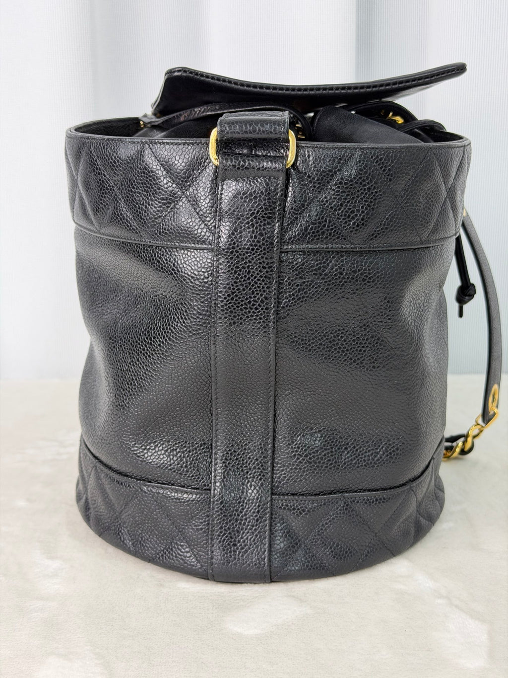 CHANEL Genuine Bucket Shoulderbag Set
