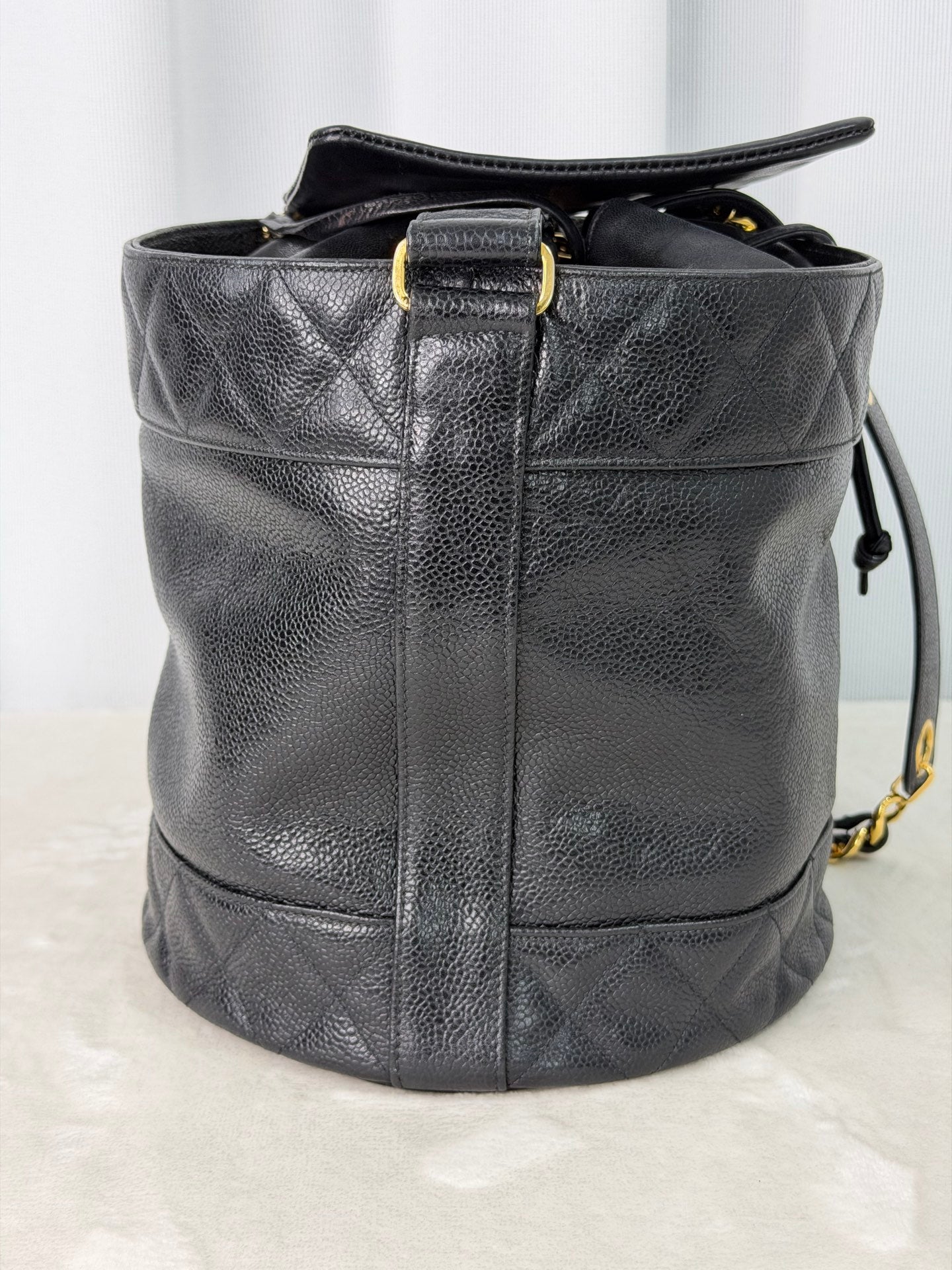 CHANEL Genuine Bucket Shoulderbag Set