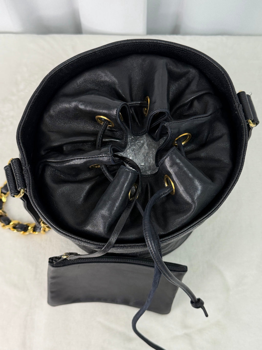 CHANEL Genuine Bucket Shoulderbag Set