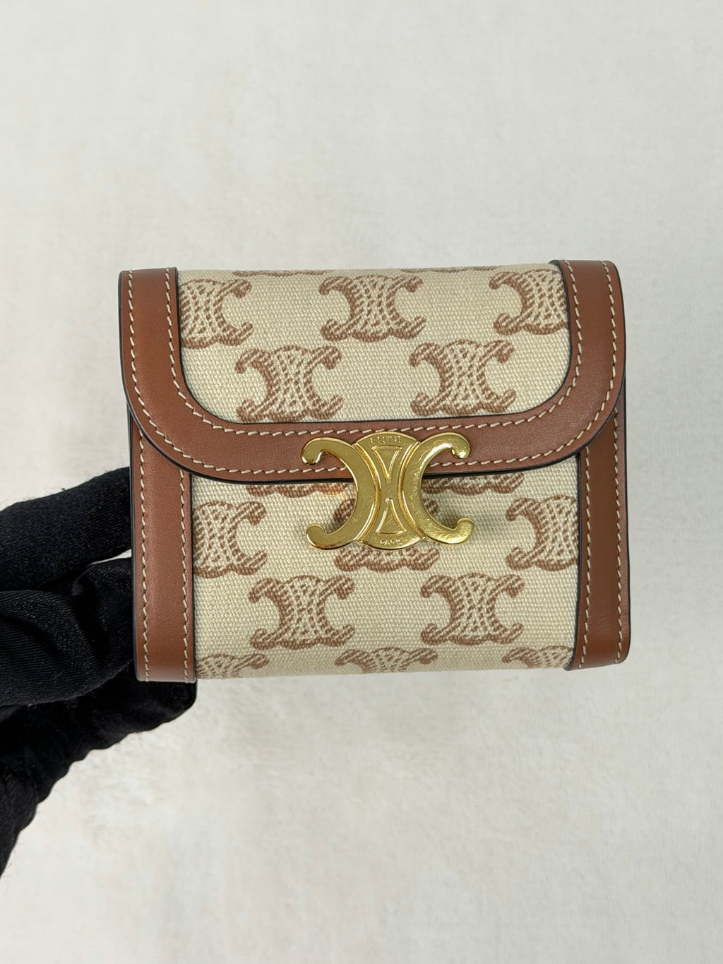 CELINE Macadam Trifold Wallet
