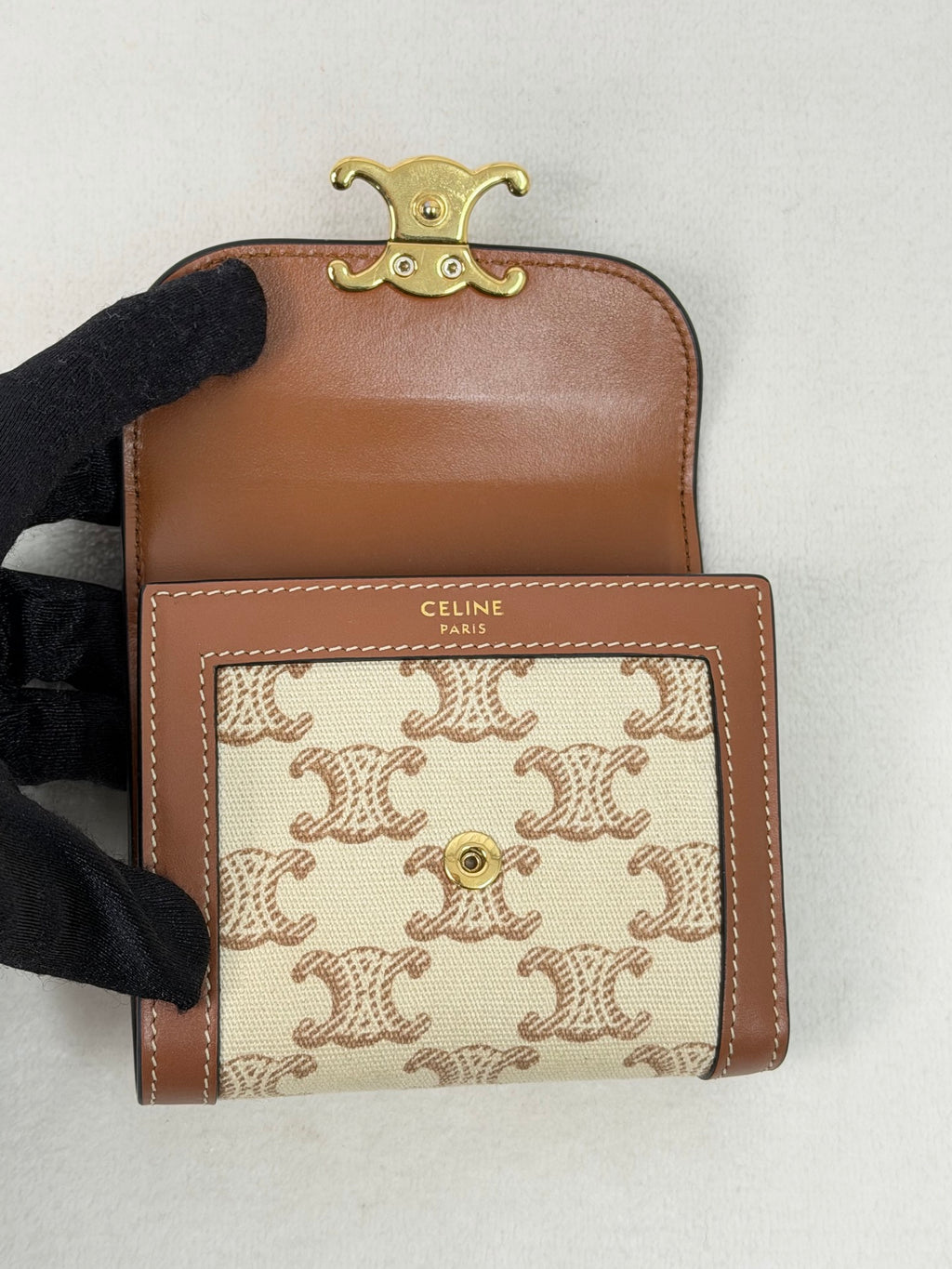 CELINE Macadam Trifold Wallet