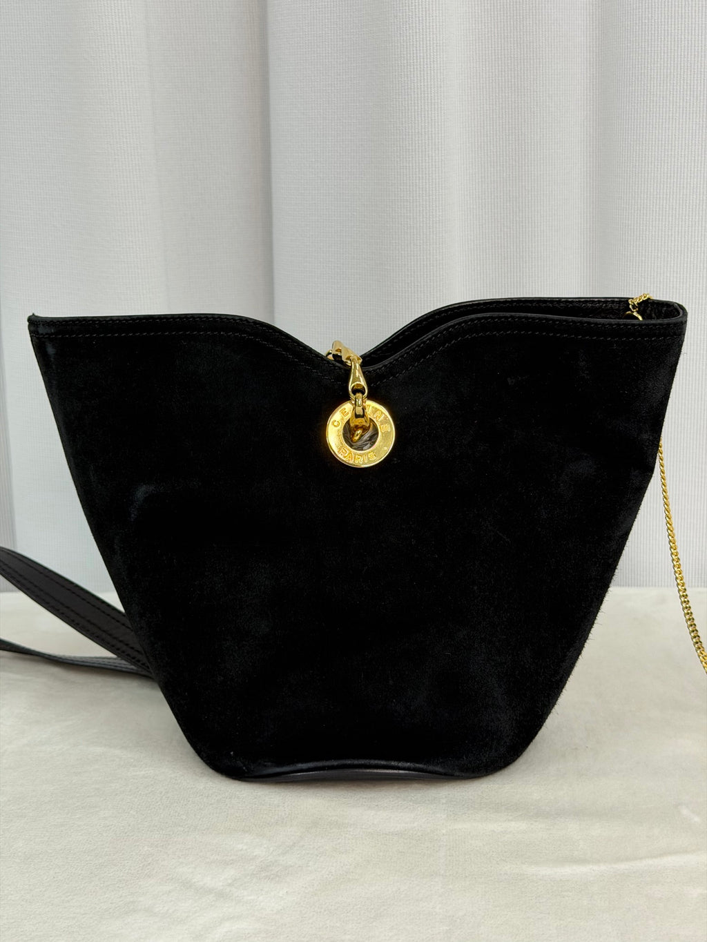 CELINE Suede Tote 2WAY Shoulder bag Set