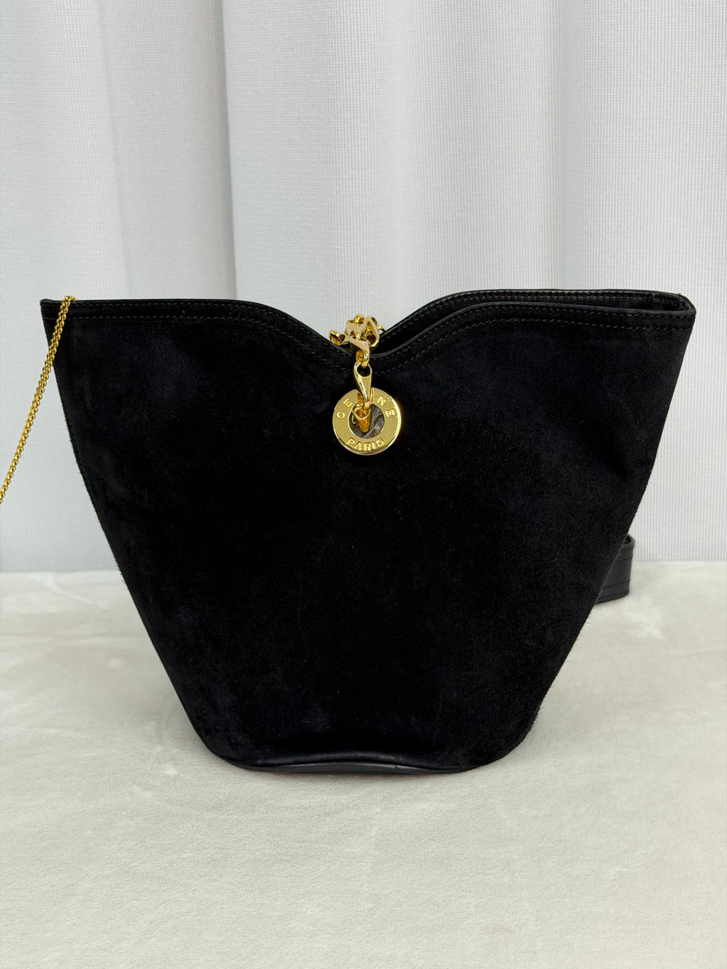 CELINE Suede Tote 2WAY Shoulder bag Set