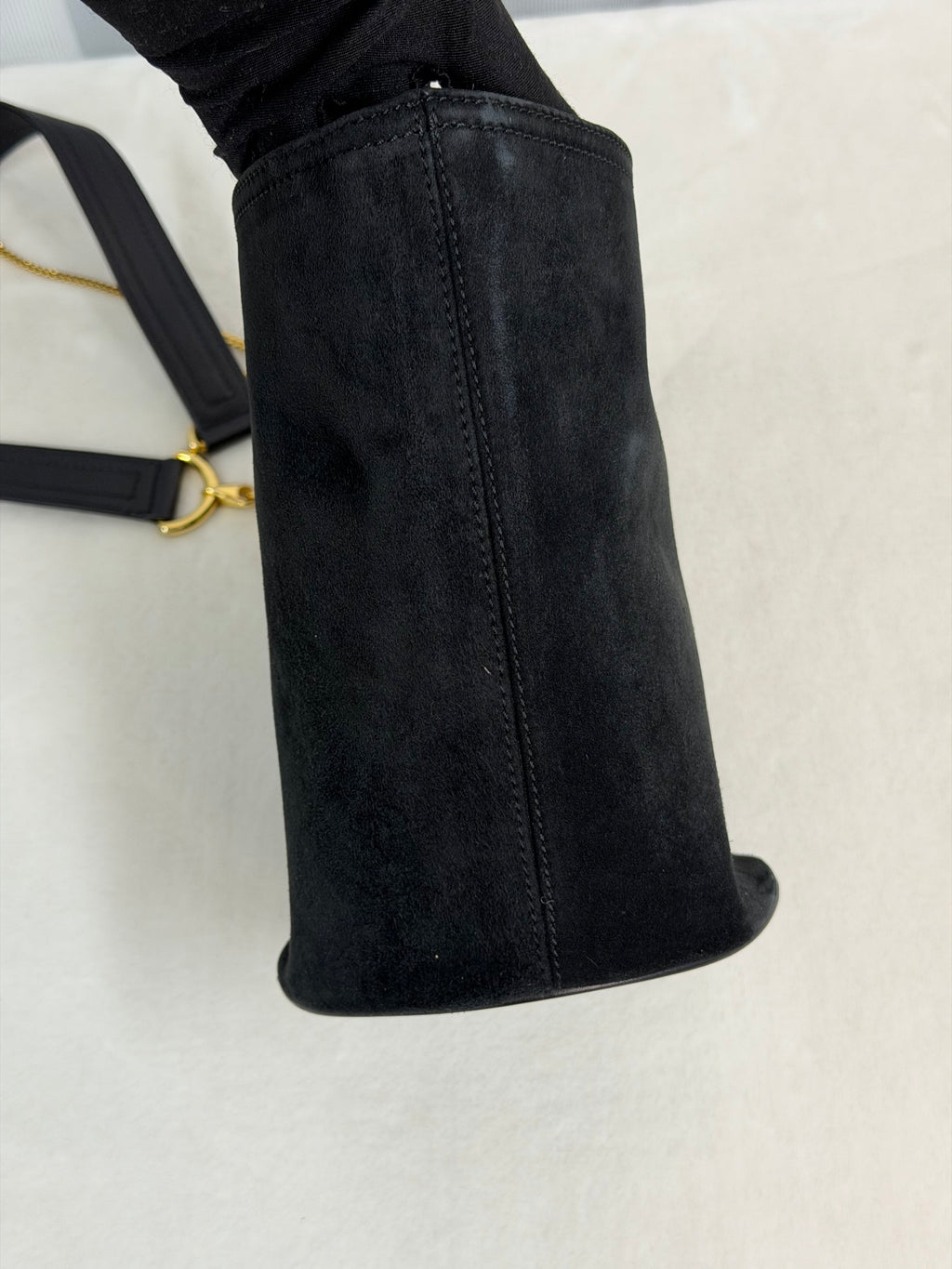 CELINE Suede Tote 2WAY Shoulder bag Set