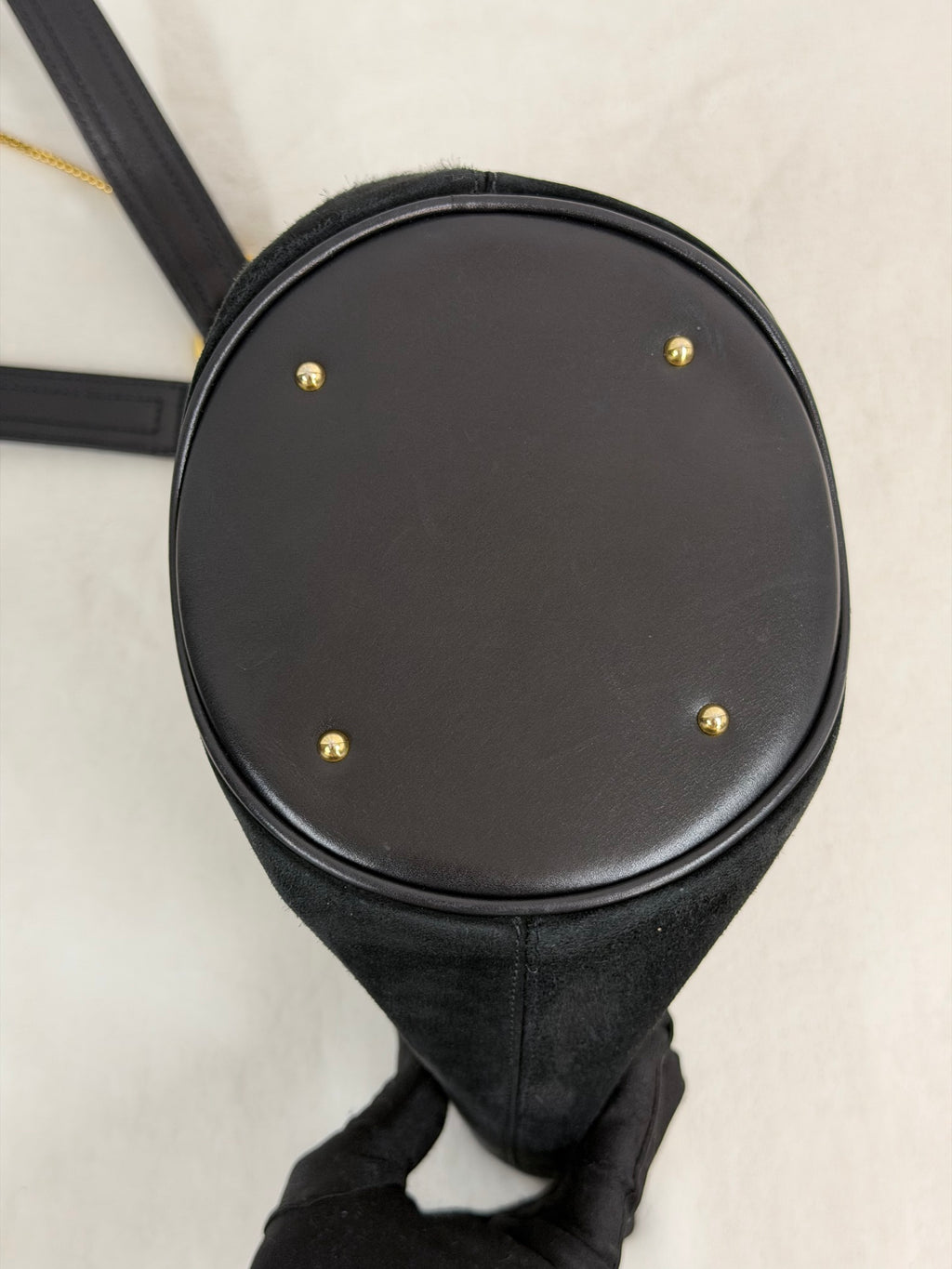 CELINE Suede Tote 2WAY Shoulder bag Set