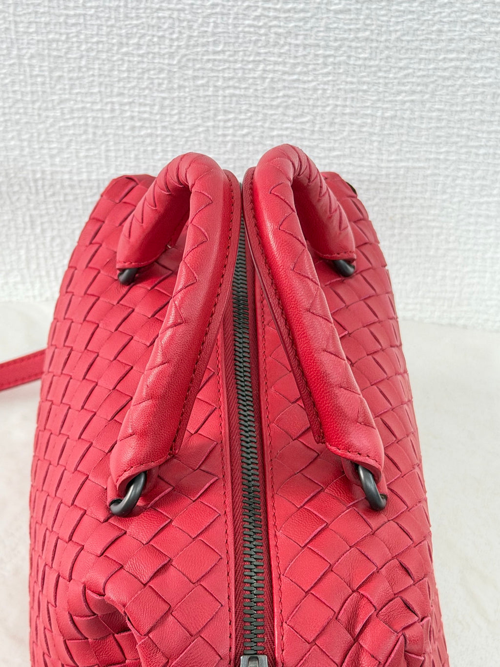 BOTTEGA VENETA Intrecciato Boston 2WAY Handbag