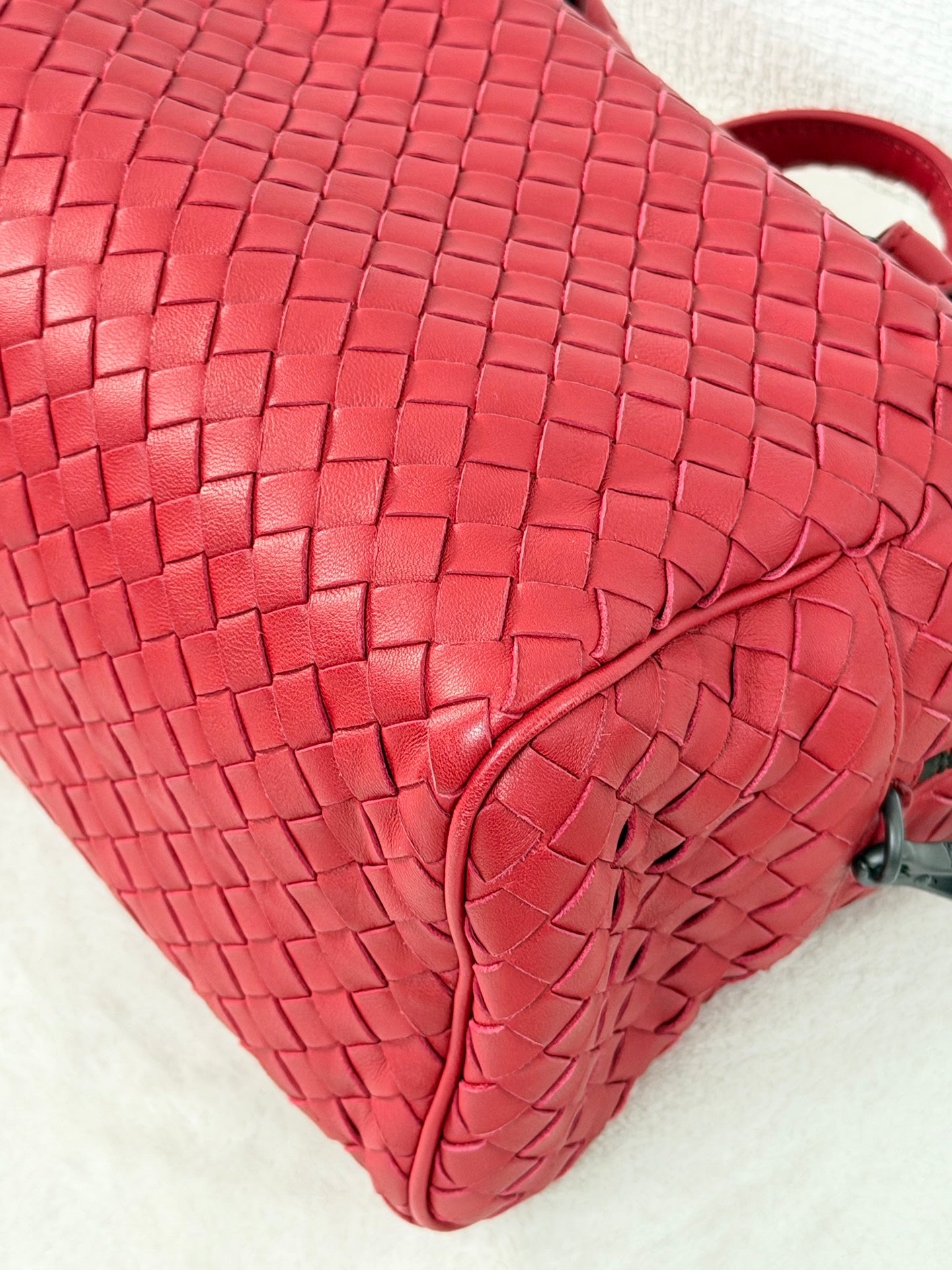 BOTTEGA VENETA Intrecciato Boston 2WAY Handbag