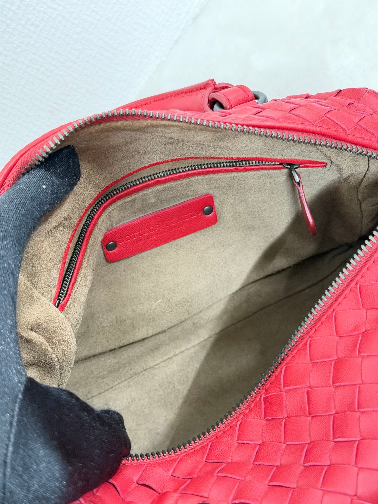 BOTTEGA VENETA Intrecciato Boston 2WAY Handbag