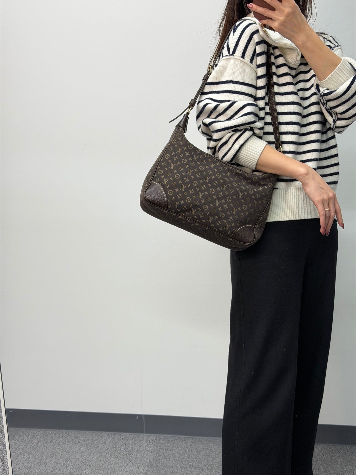 LOUIS VUITTON Monogram Denim Handbag