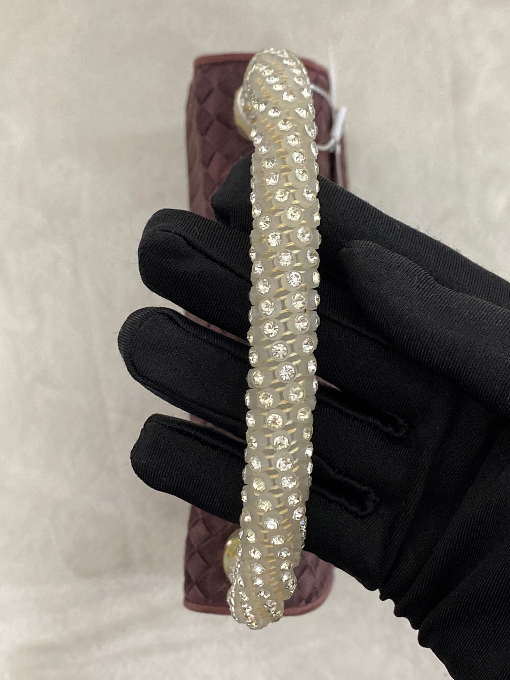 BOTTEGA VENETA Patti Intrecciato Satin Handbag