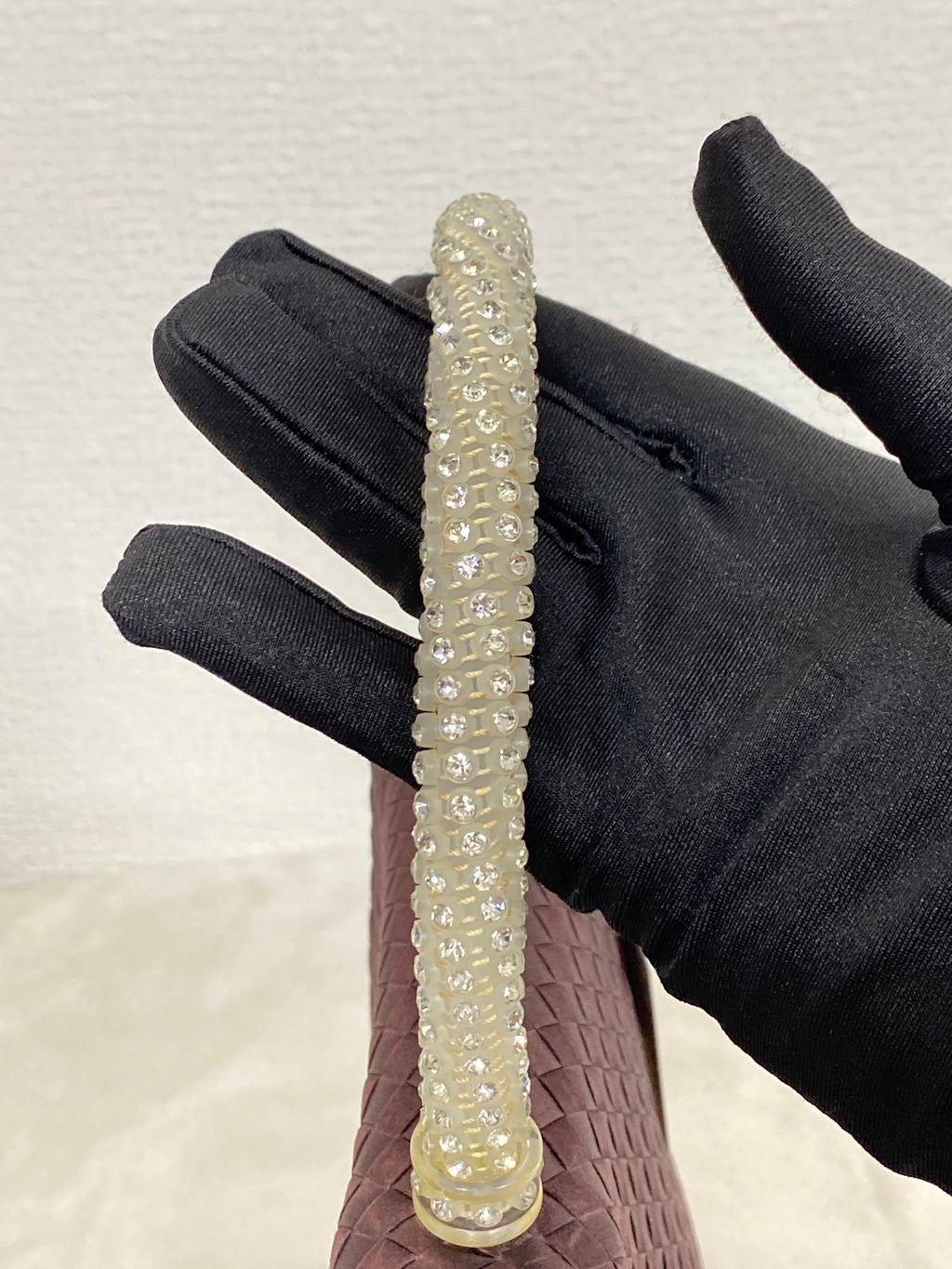 BOTTEGA VENETA Patti Intrecciato Satin Handbag