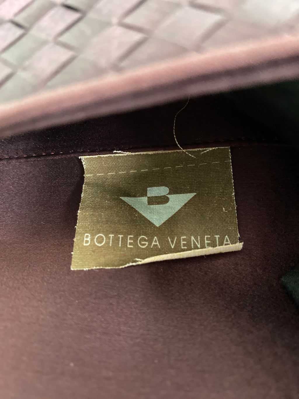 BOTTEGA VENETA Patti Intrecciato Satin Handbag