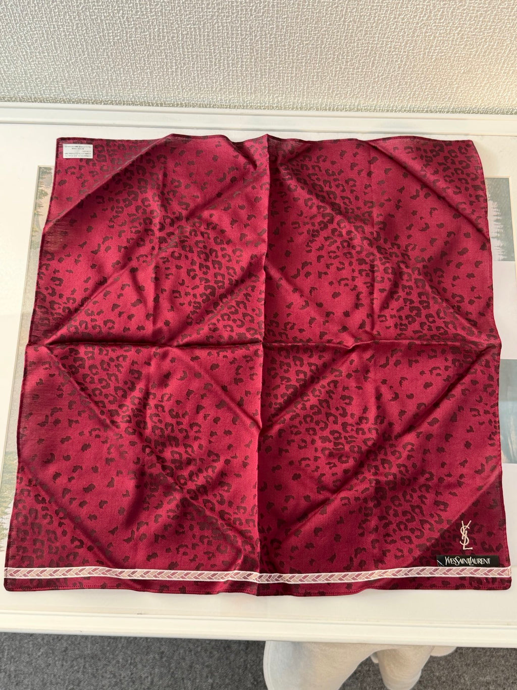 Saint Laurent Burgundy Sacrf (New)