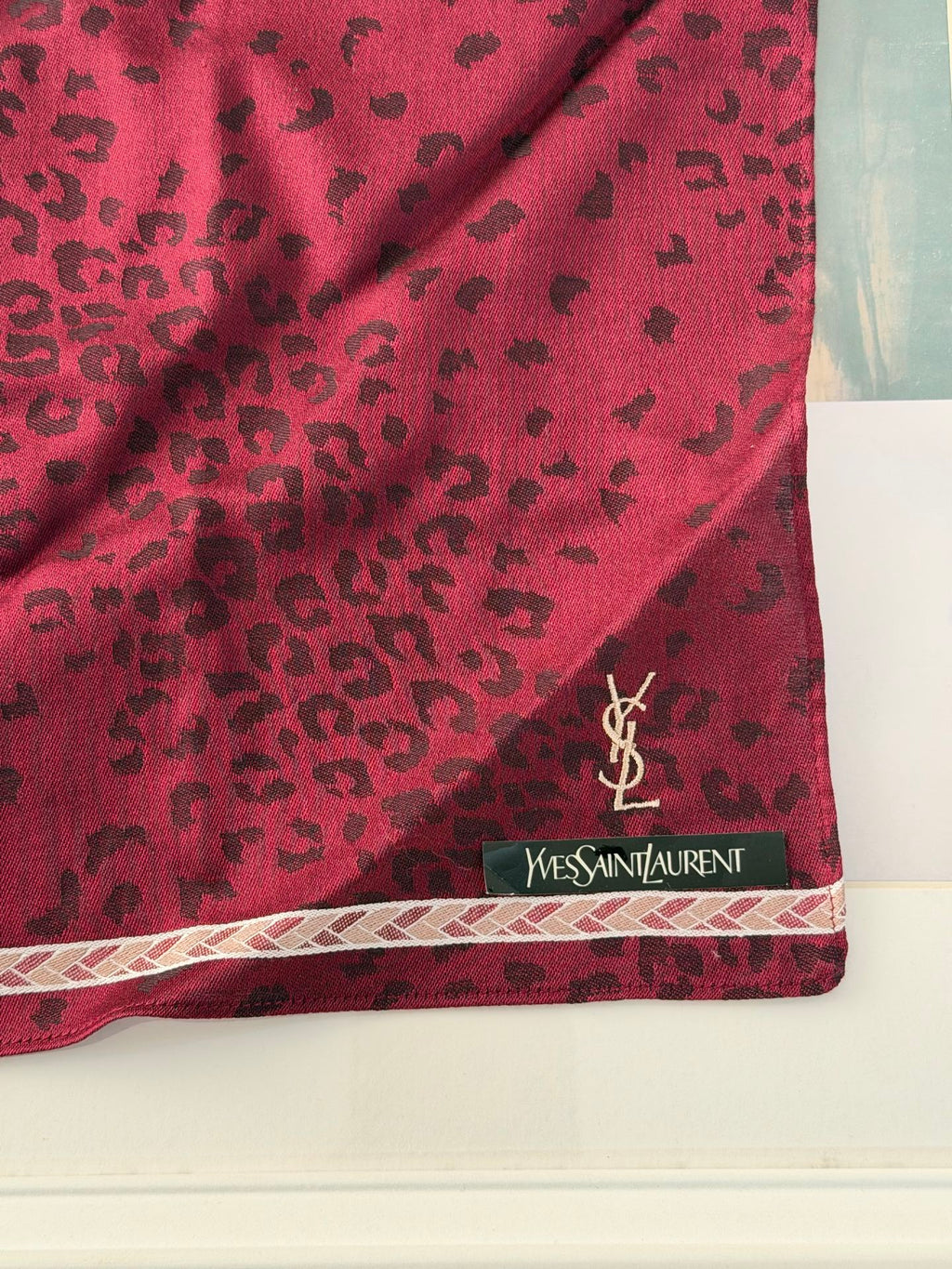 Saint Laurent Burgundy Sacrf (New)