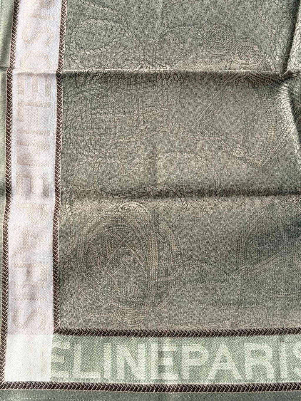 CELINE Cotton Scarf Set (New)