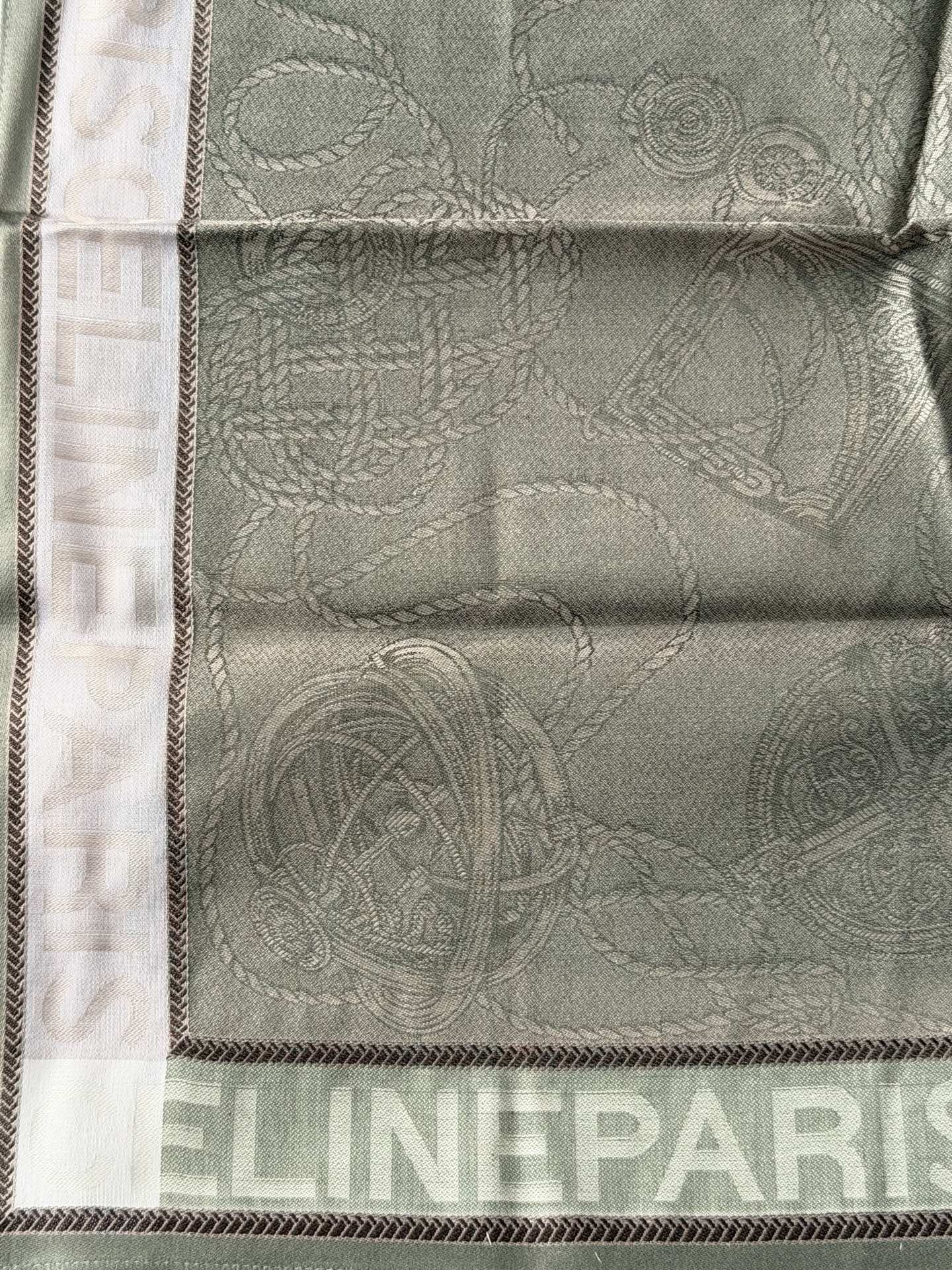 CELINE Cotton Scarf Set (New)