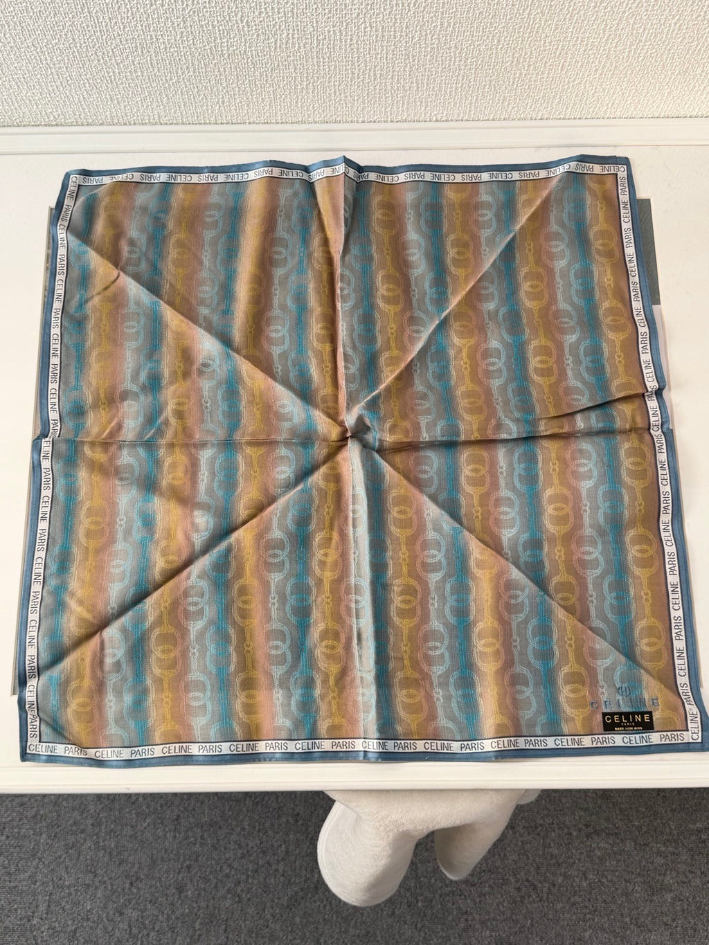 CELINE Cotton Scarf Set (New)