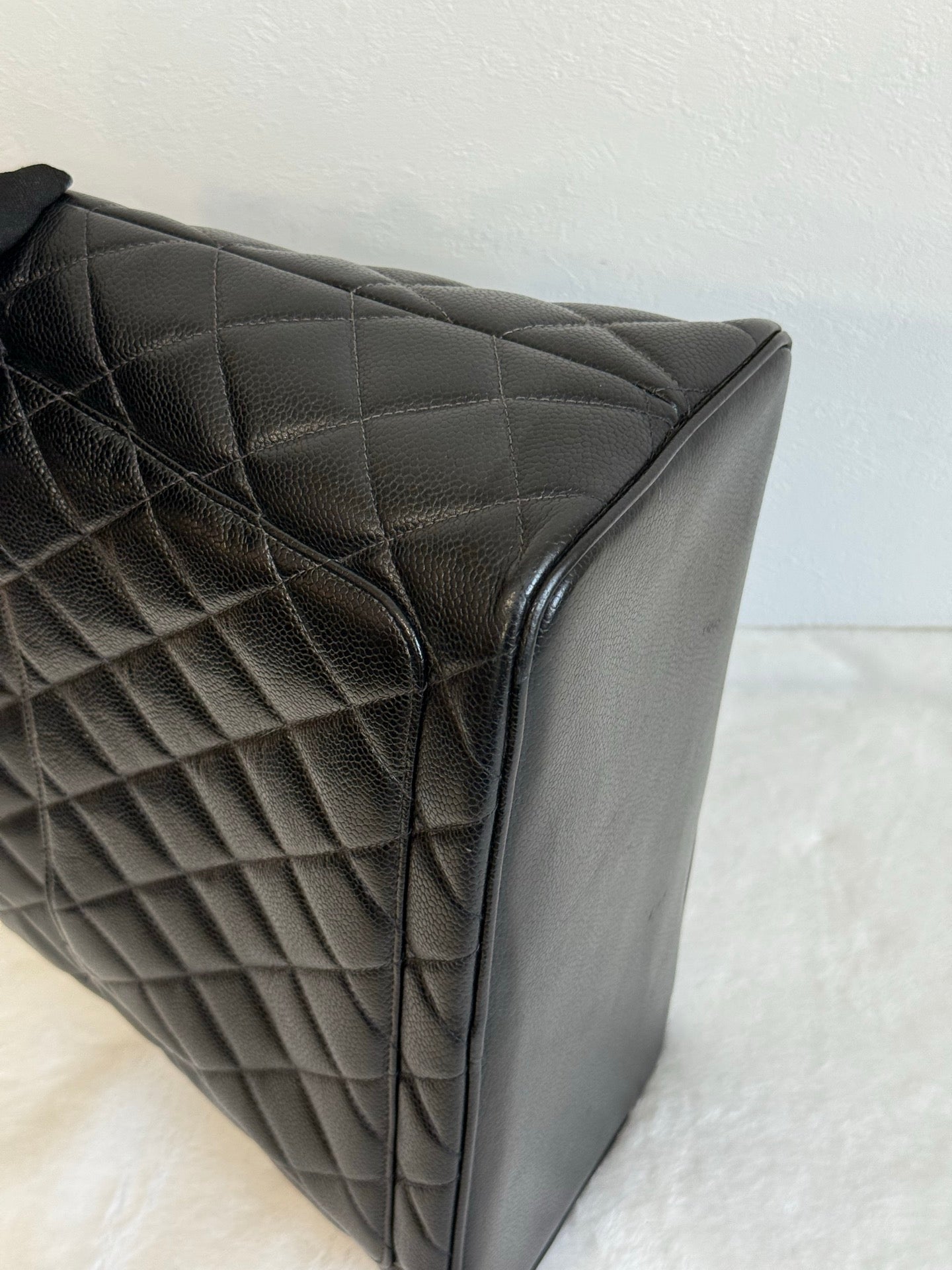CHANEL Hilton Caiver Handbag