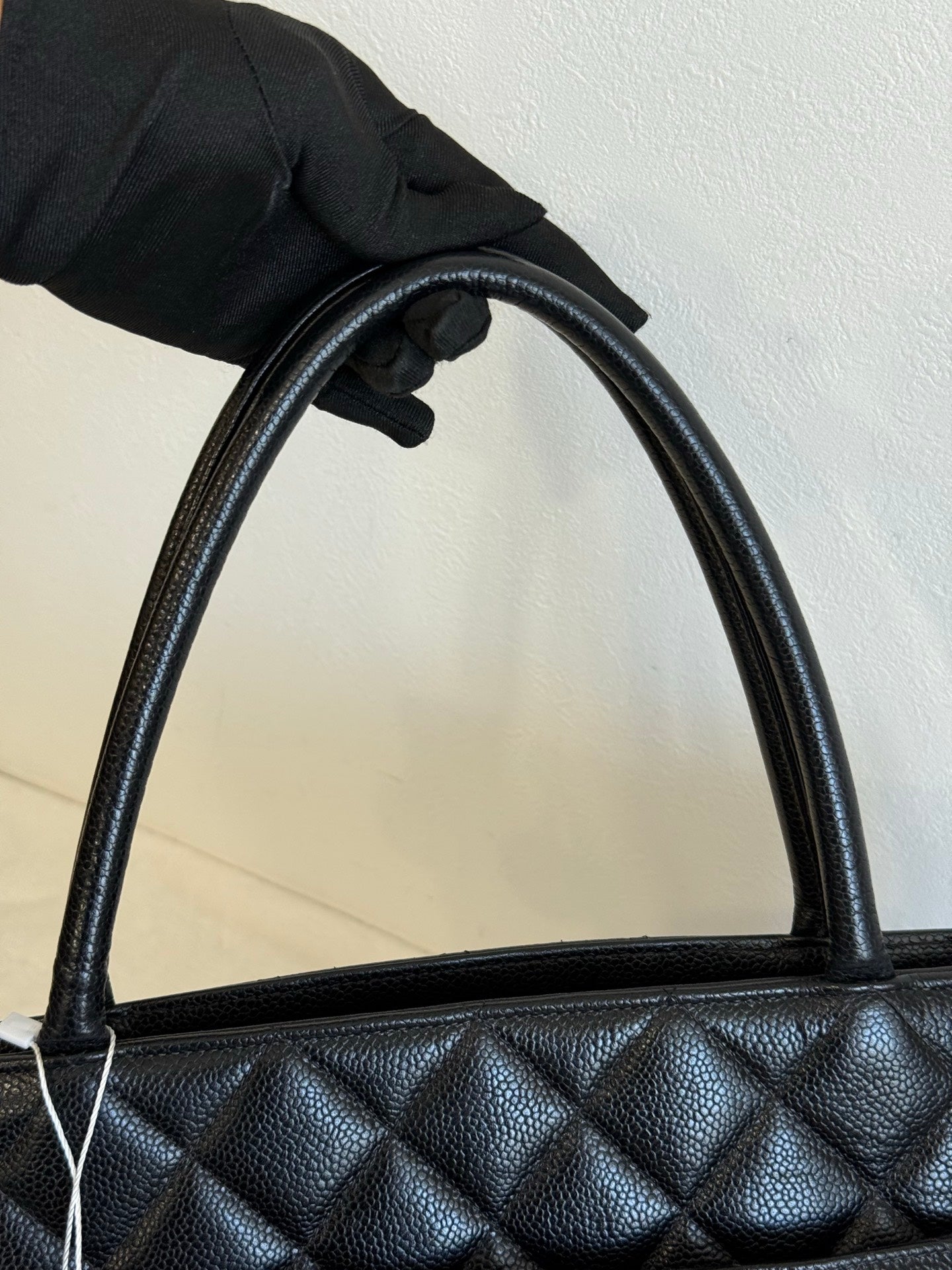 CHANEL Hilton Caiver Handbag
