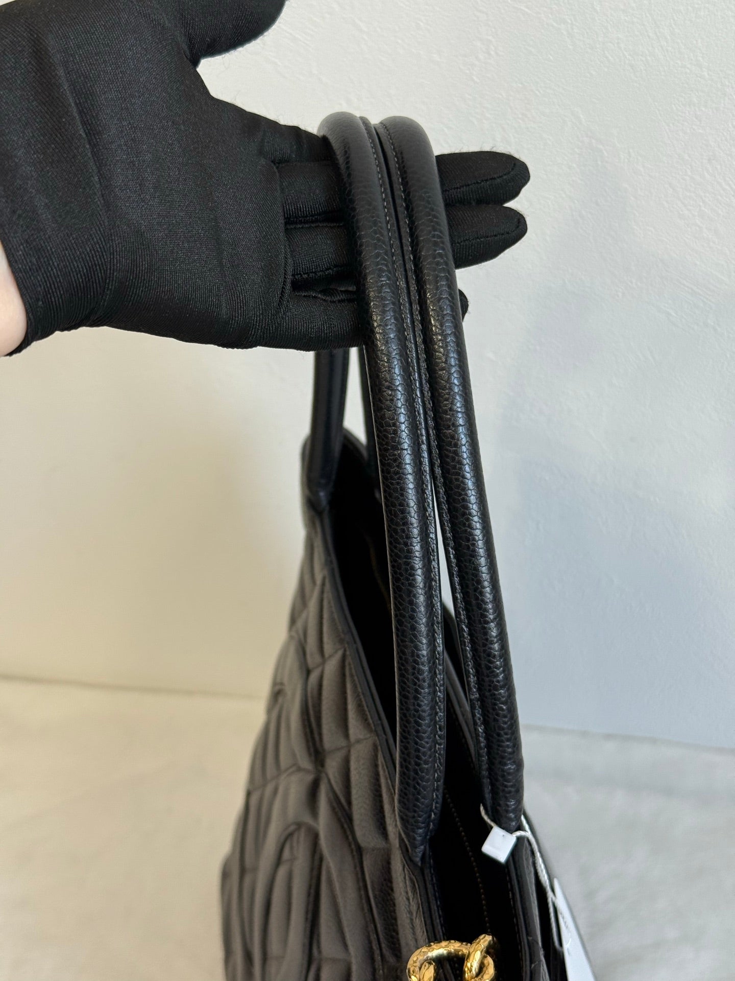 CHANEL Hilton Caiver Handbag