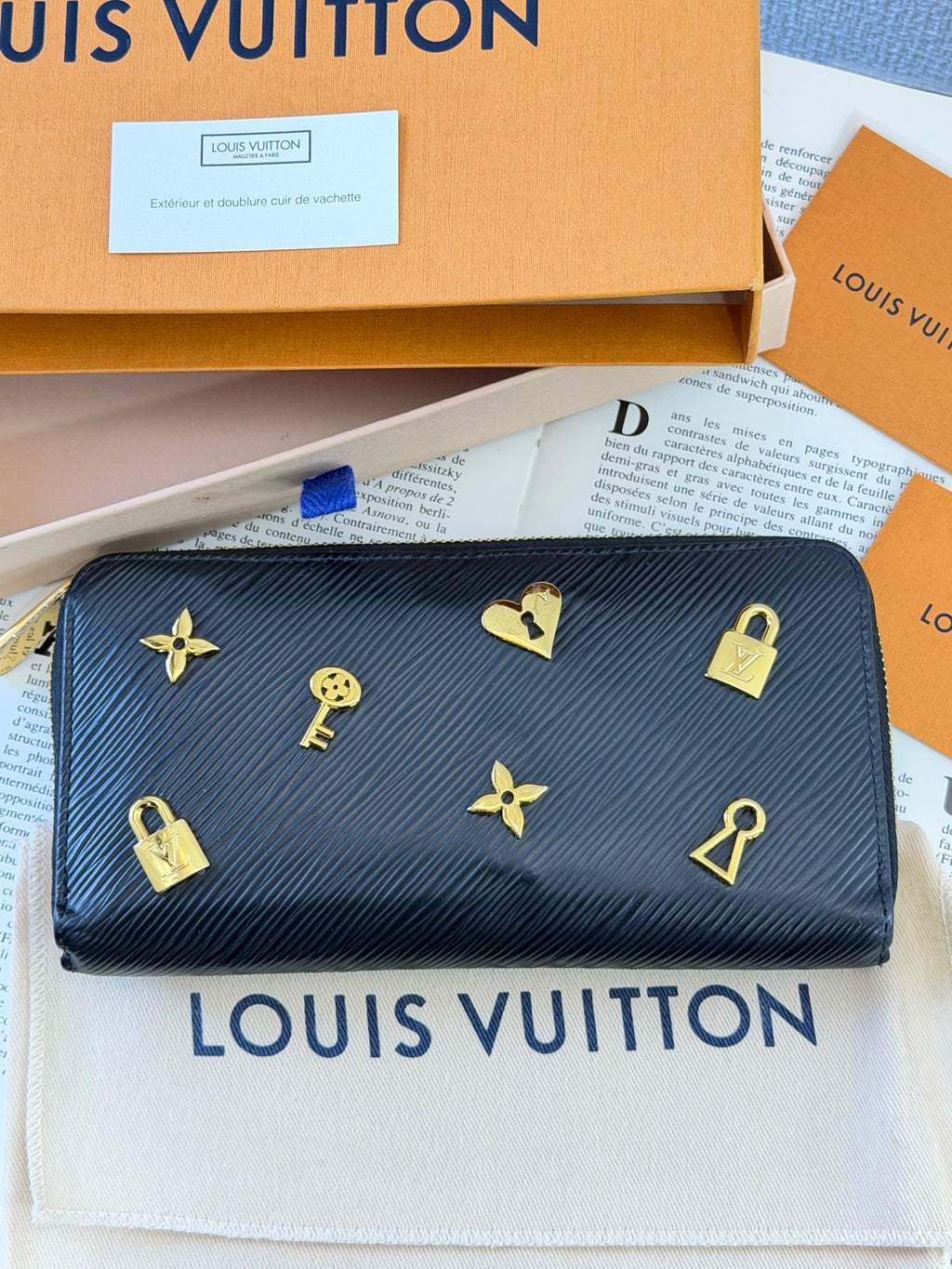 LOUIS VUITTON  Love Locks Collection Purse