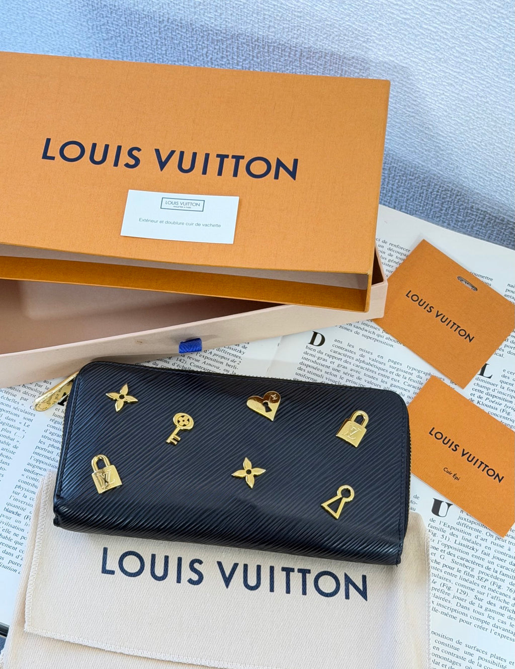 LOUIS VUITTON  Love Locks Collection Purse