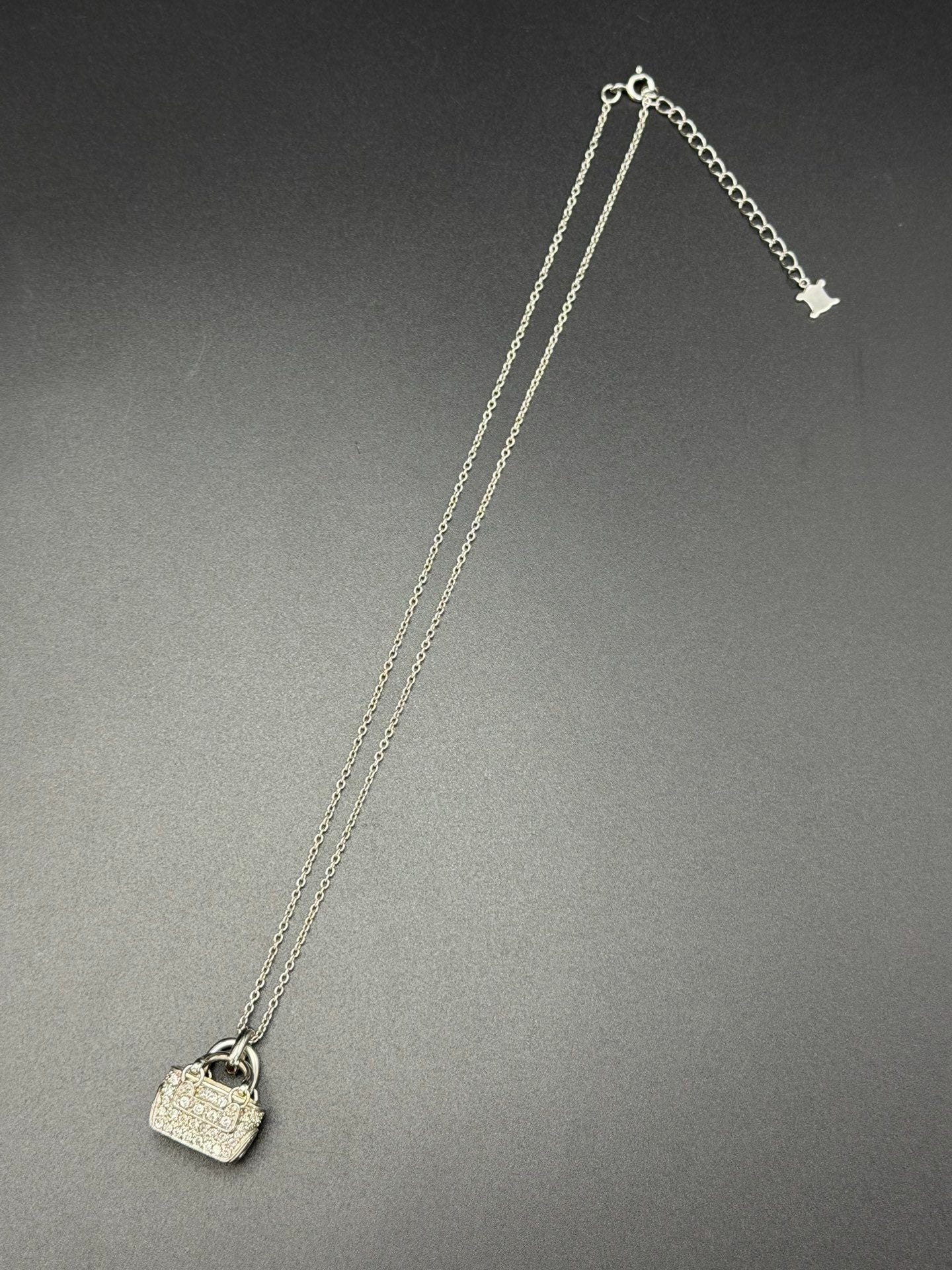 CELINE  Rheinstone Boogie Necklace